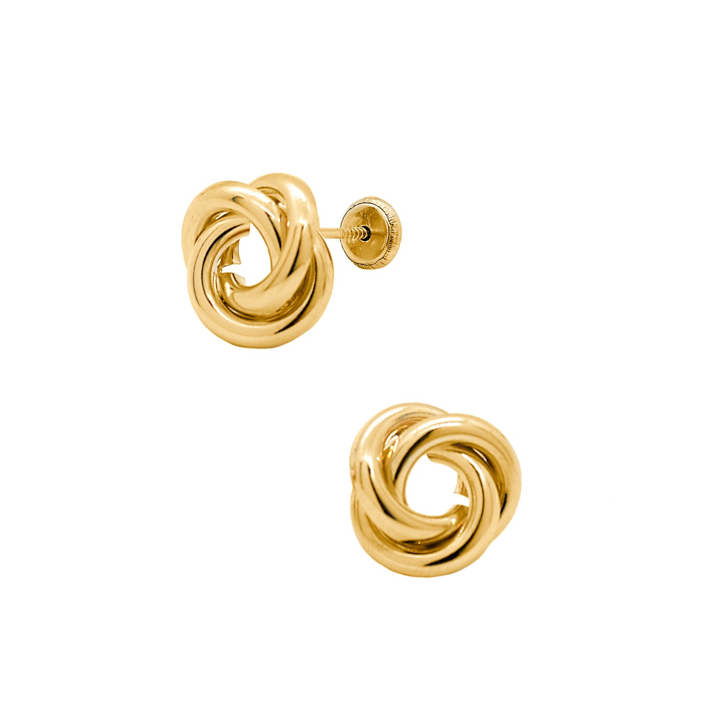 10MM Love Knot Stud Earrings - SHOPKURY.COM