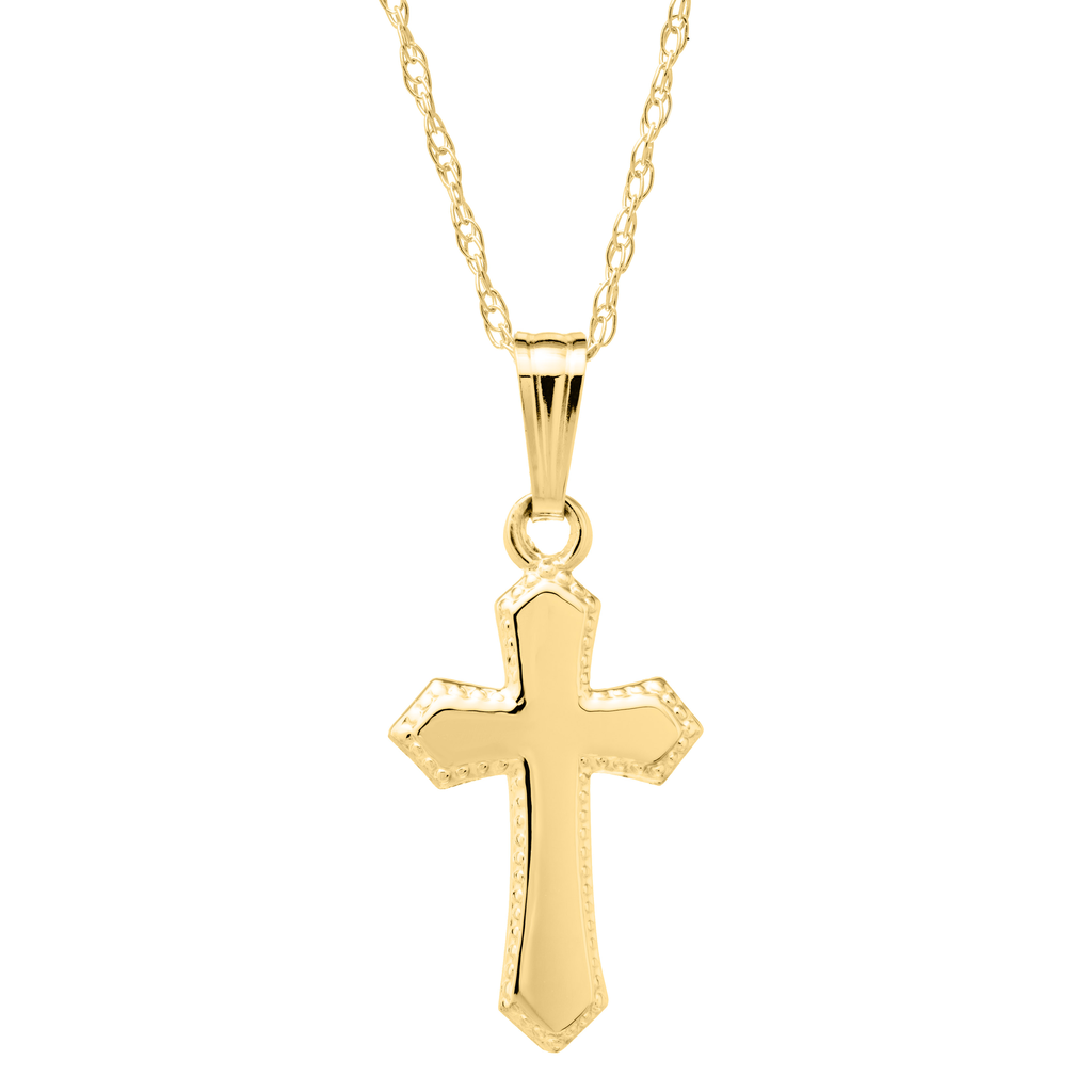 Polished Kids Cross Necklace by KIDDIE 4 KIDS