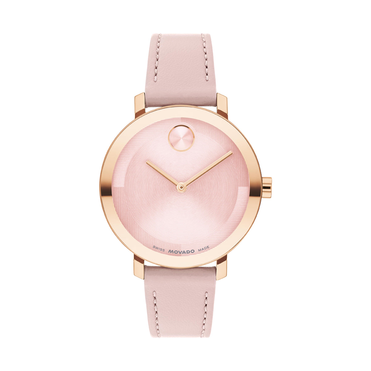 Bold Light Pink and Rose Gold 34MM Watch - SHOPKURY.COM