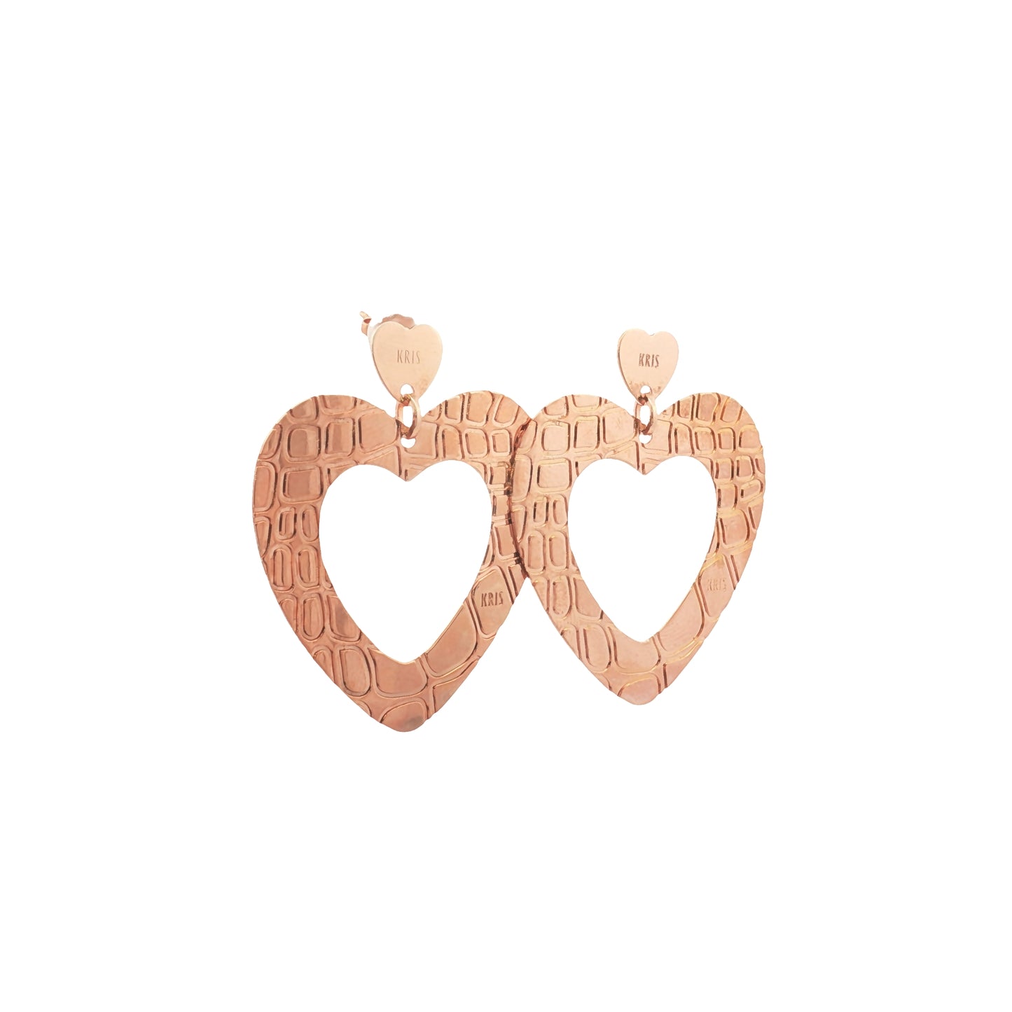 Open Heart Dangle Earrings - SHOPKURY.COM