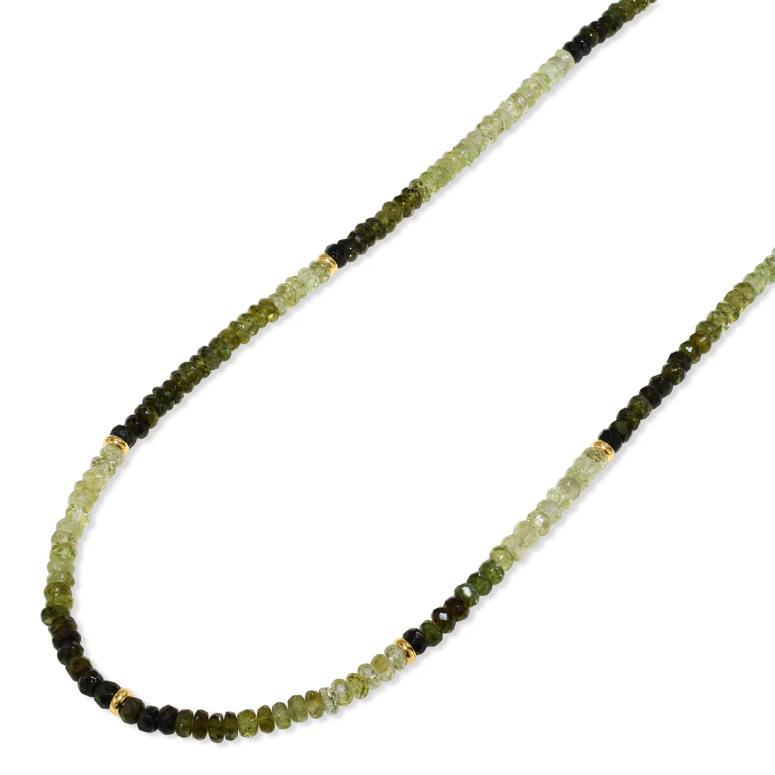 Natural Green Garnet Gemstones Necklace - SHOPKURY.COM