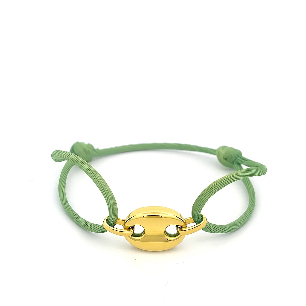Puff Mariner Golden Cord Bracelet - SHOPKURY.COM