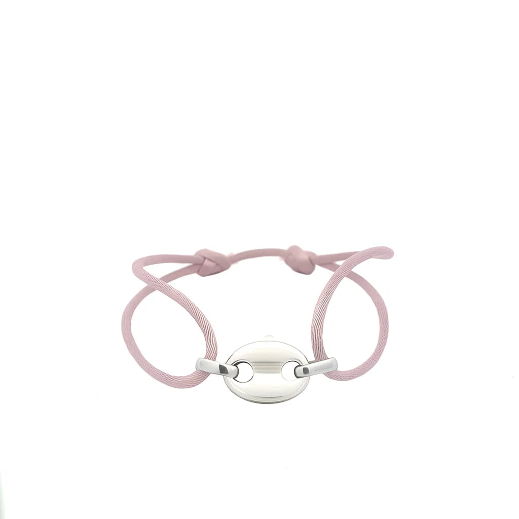 Puff Mariner Silver Cord Bracelet - SHOPKURY.COM