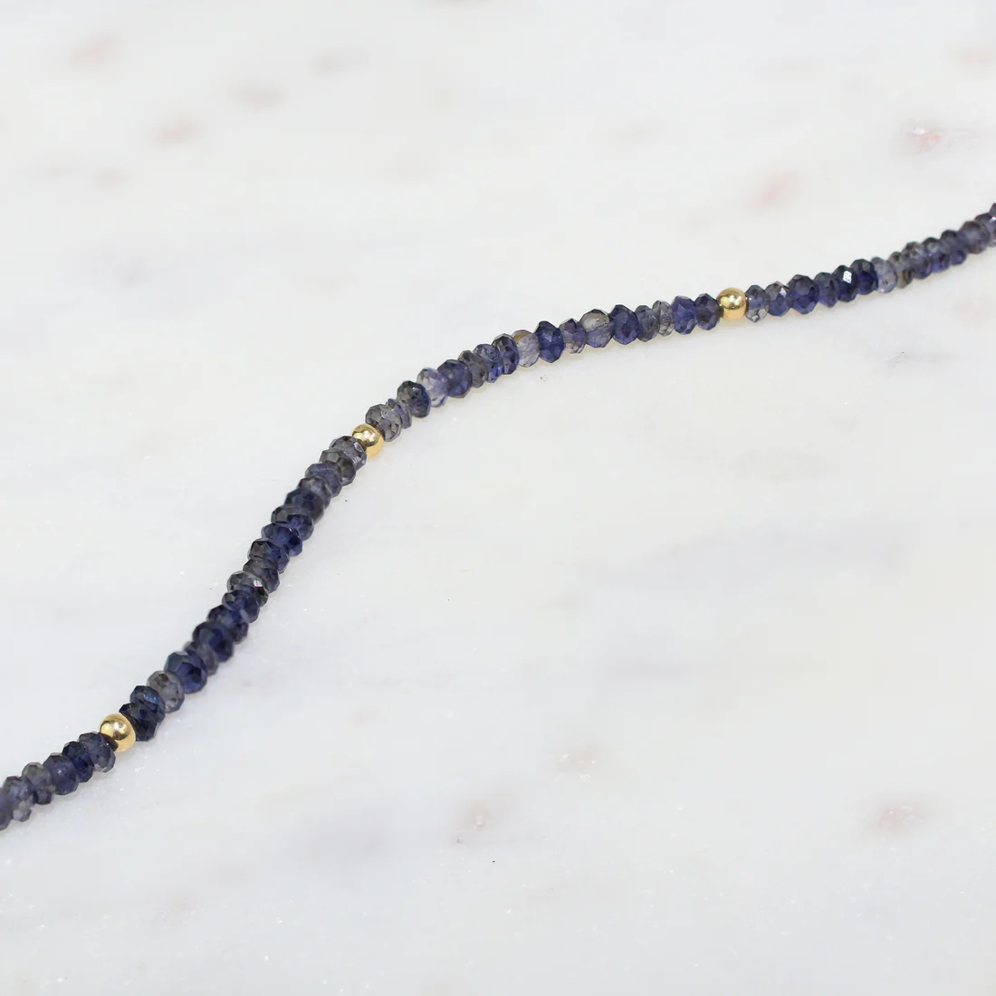 Natural Iolite Gemstones Necklace - SHOPKURY.COM