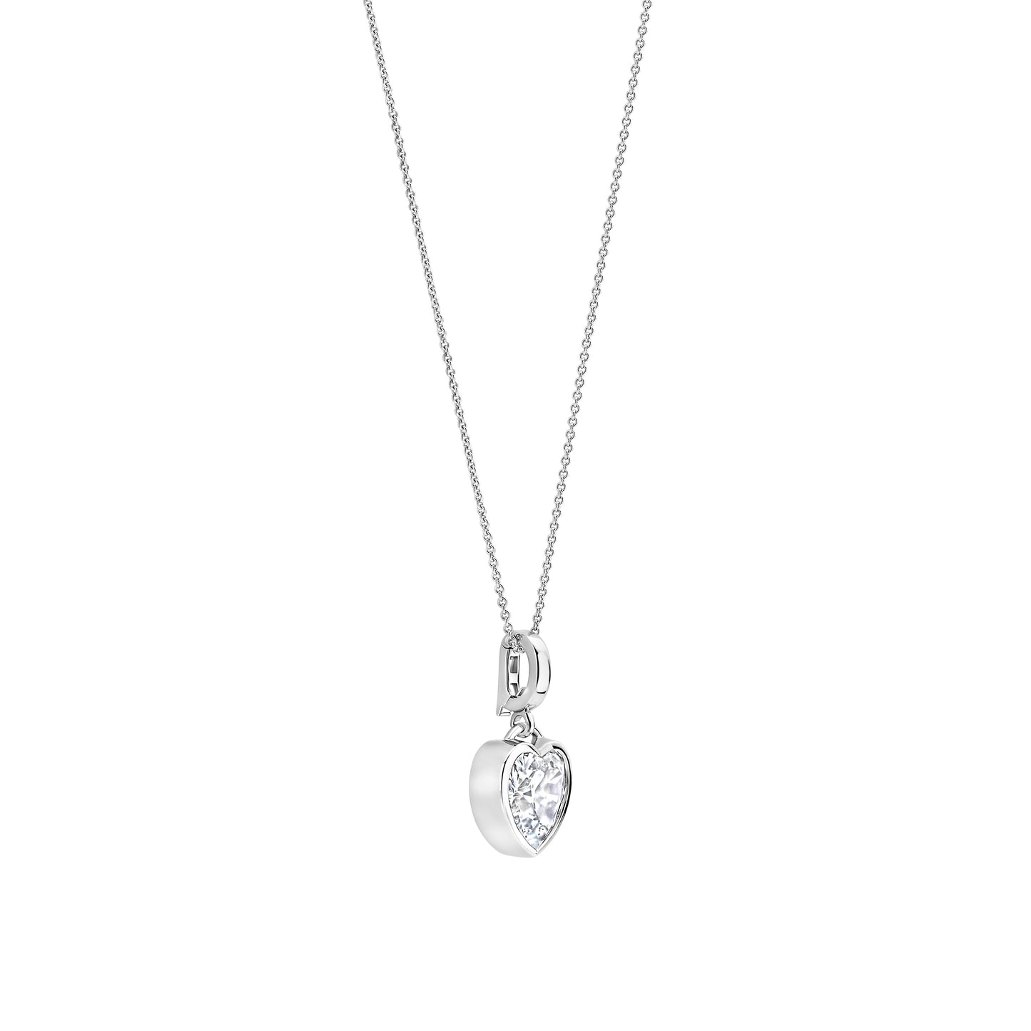 Amulet Heart Silver Necklace by TI SENTO