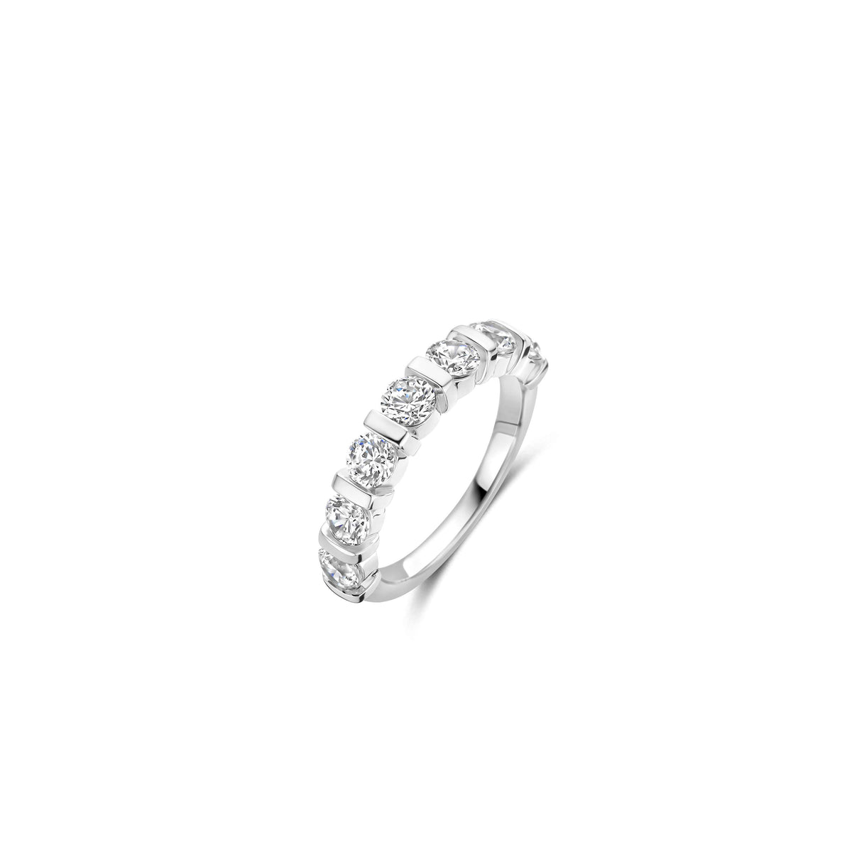 Sequence Silver Ring by TI SENTO