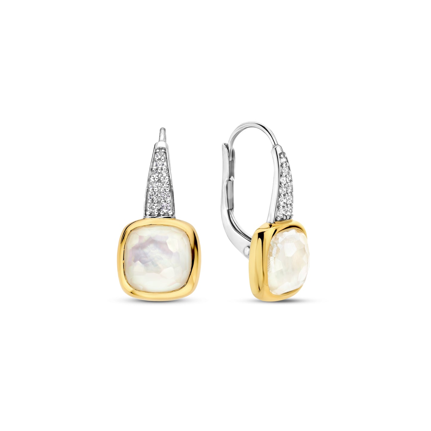 Cushion Quartz Drop Earrings - SHOPKURY.COM