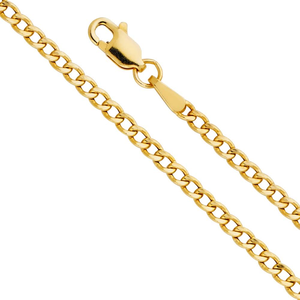 Cuban Hollow 2.5MM Link Chain - SHOPKURY.COM