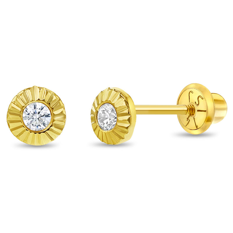 Radiant Zirconia Kids Earrings - SHOPKURY.COM