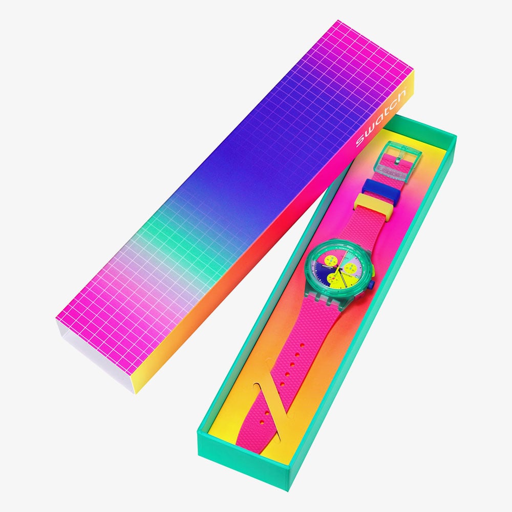 Swatch neon flash arrow Watch - SHOPKURY.COM