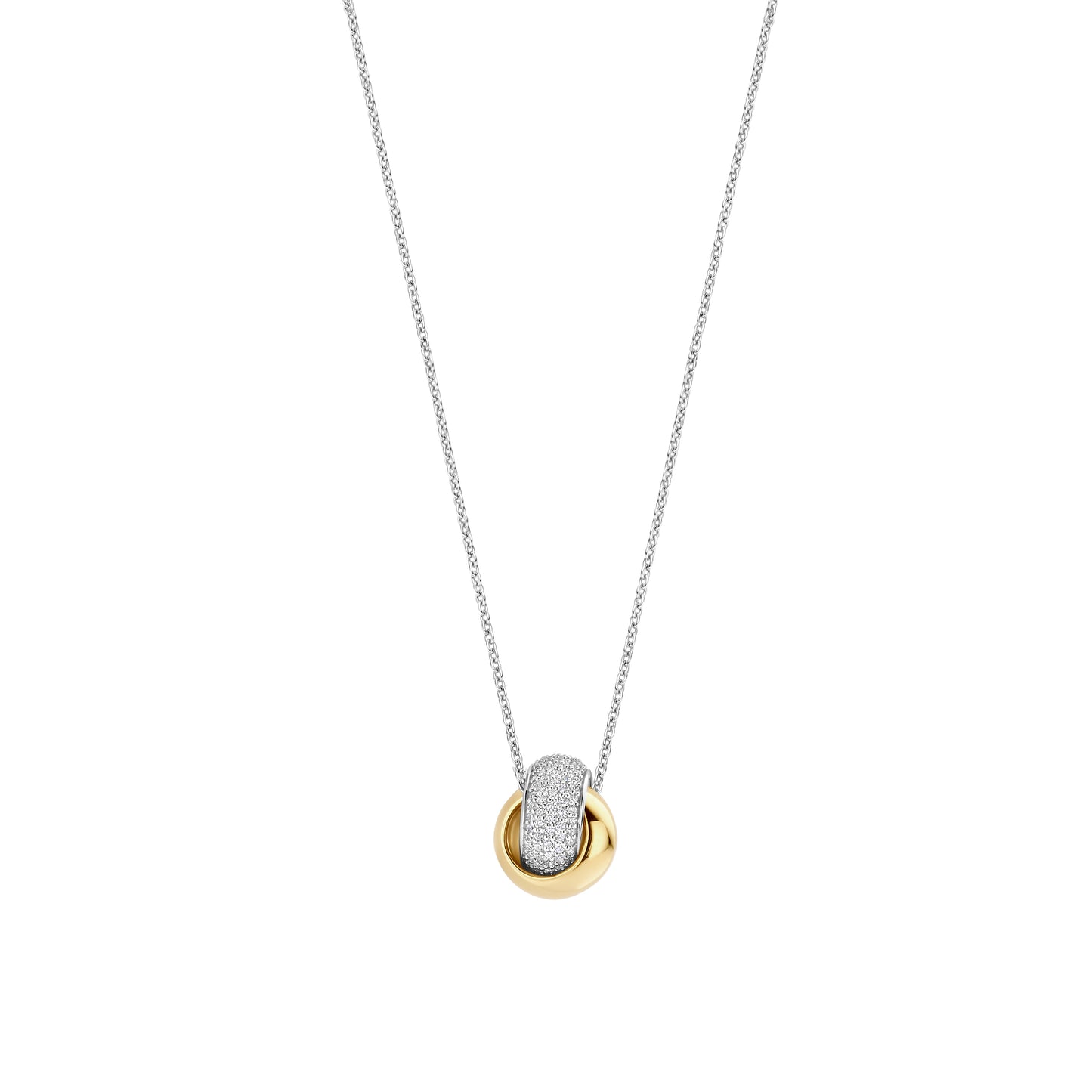 Bold Curve Necklace by TI SENTO