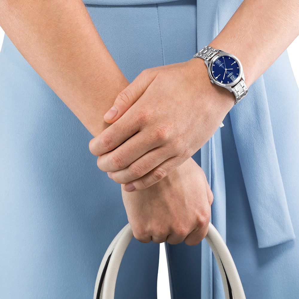 Classic Blue Dial 30mm Watch by CITIZEN