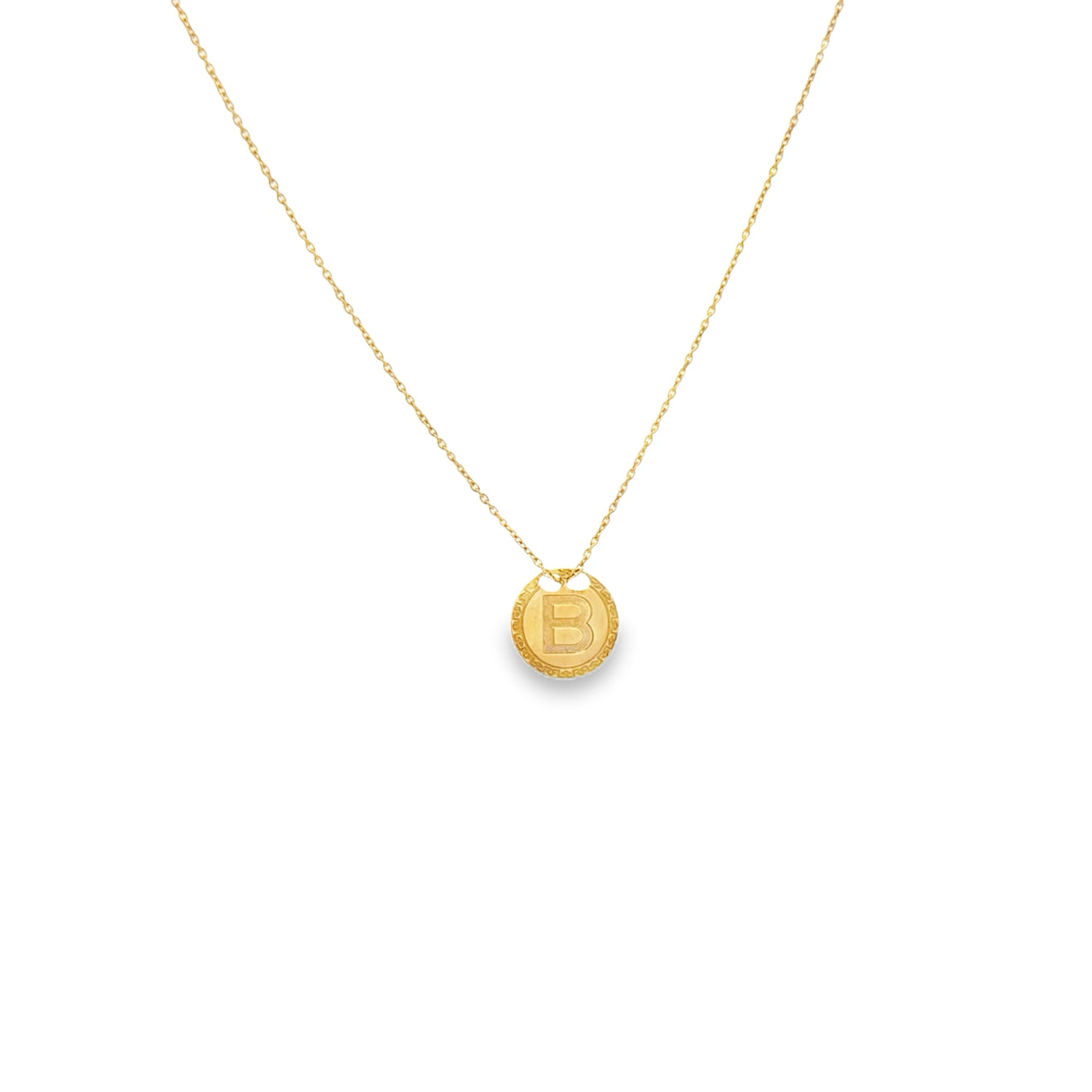 My Life Initial B Gold Necklace - SHOPKURY.COM