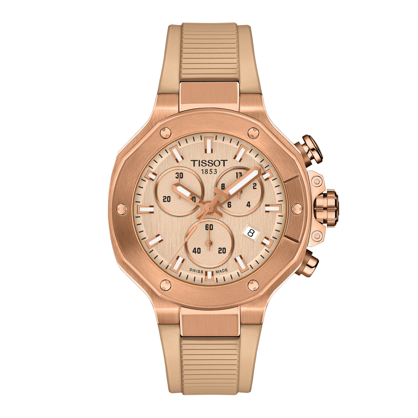 T-Race Carnation Gold 38MM Watch - SHOPKURY.COM