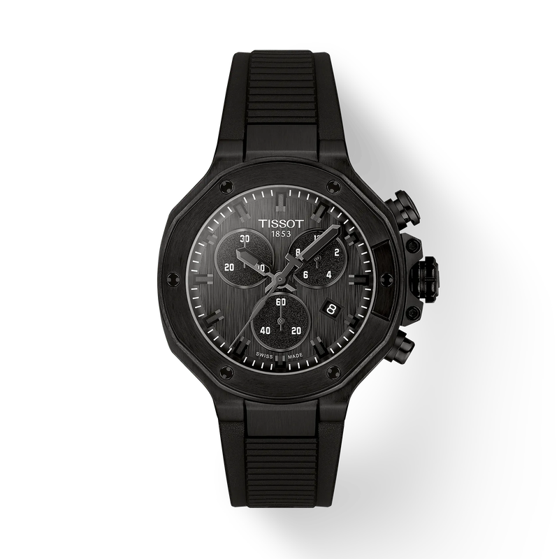T-Race Moto All Black 38MM Watch - SHOPKURY.COM
