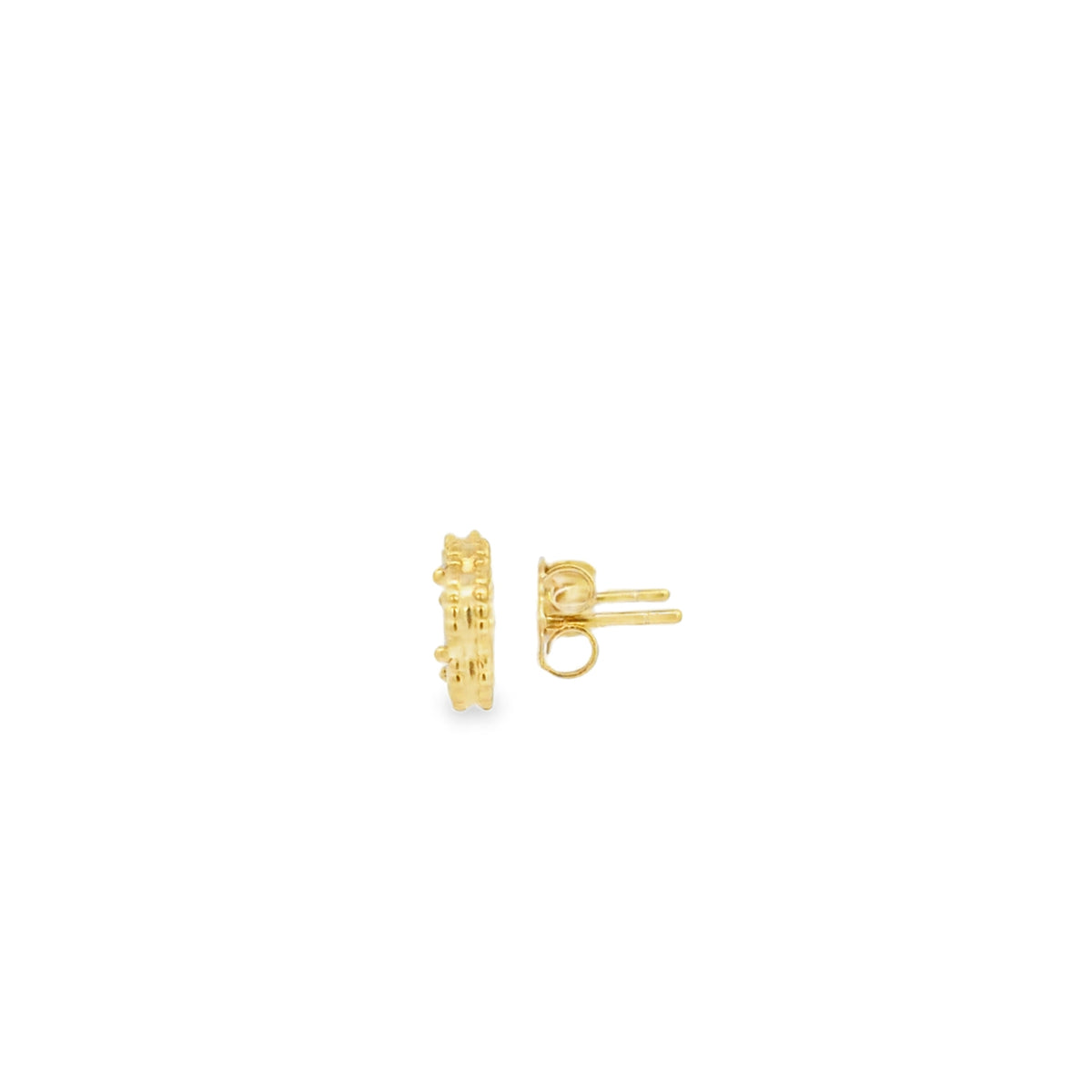 Mother Pearl Clover Kids Earrings by KURY COLLECTION