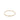 Gold 4MM Bangle Bracelet 6.5''