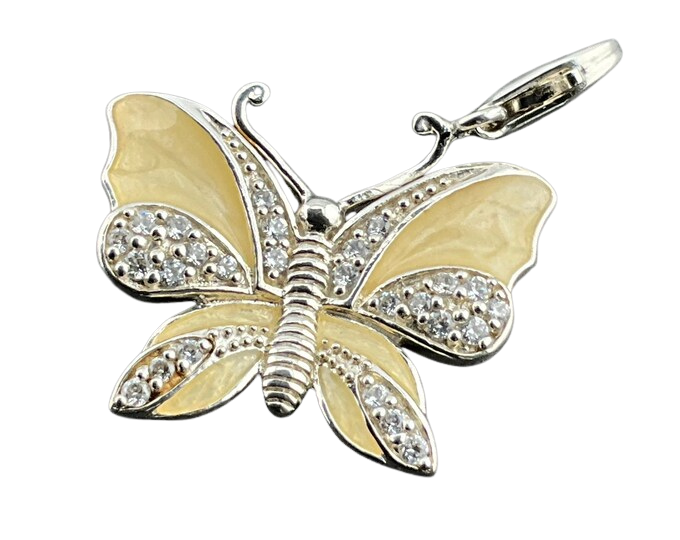 Yellow Butterfly Charm - SHOPKURY.COM