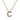7.5MM Uppercase Diamond Initial Necklace 14KY - SHOPKURY.COM