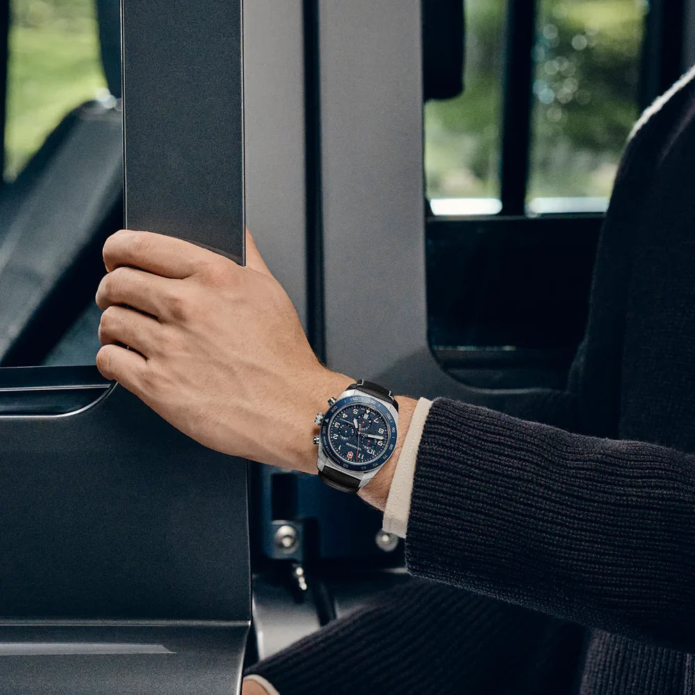 Swiss Army Chronograph Blue Dial 42mm Watch by VICTORINOX SWISS ARMY