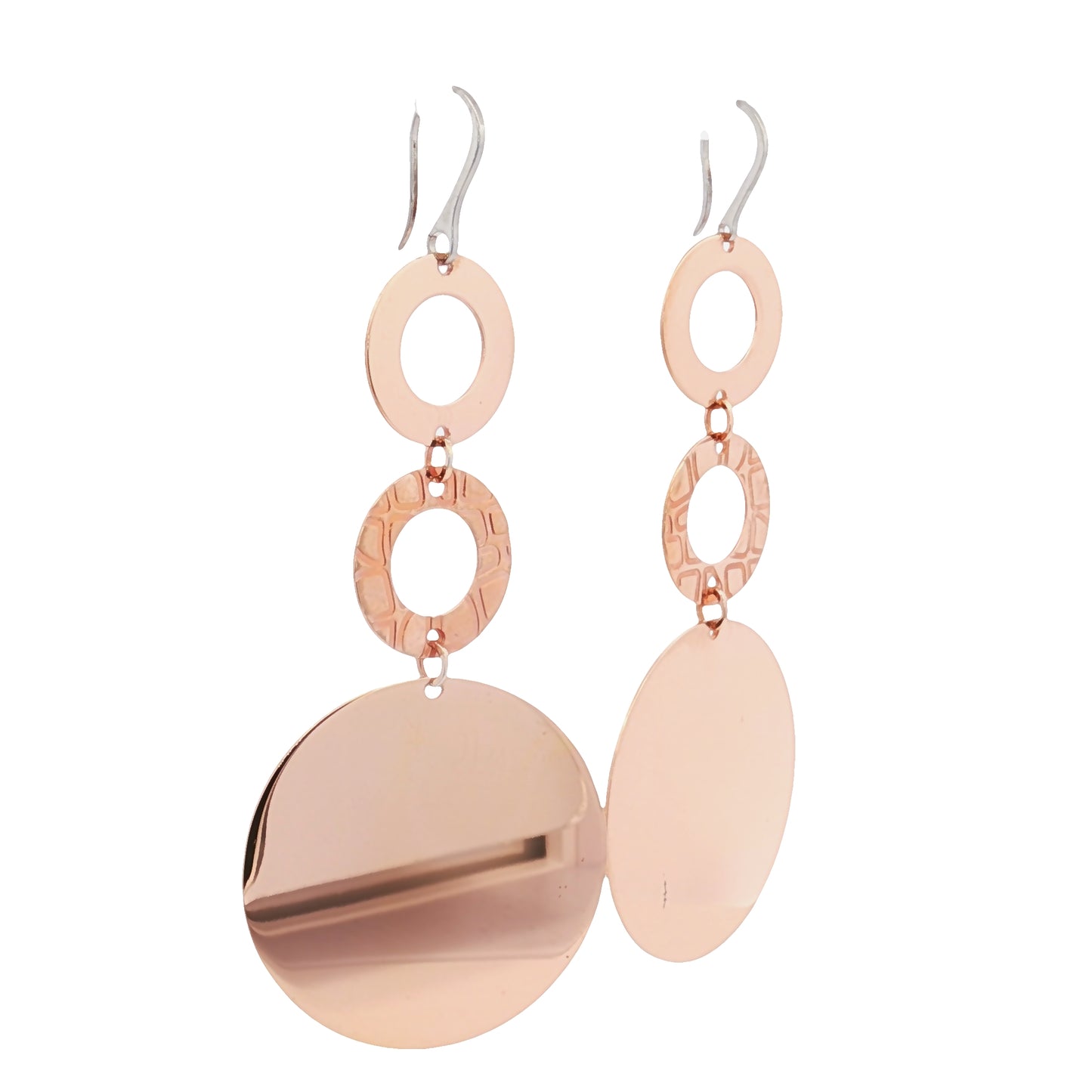 Triple Circle Dangle Earrings - SHOPKURY.COM