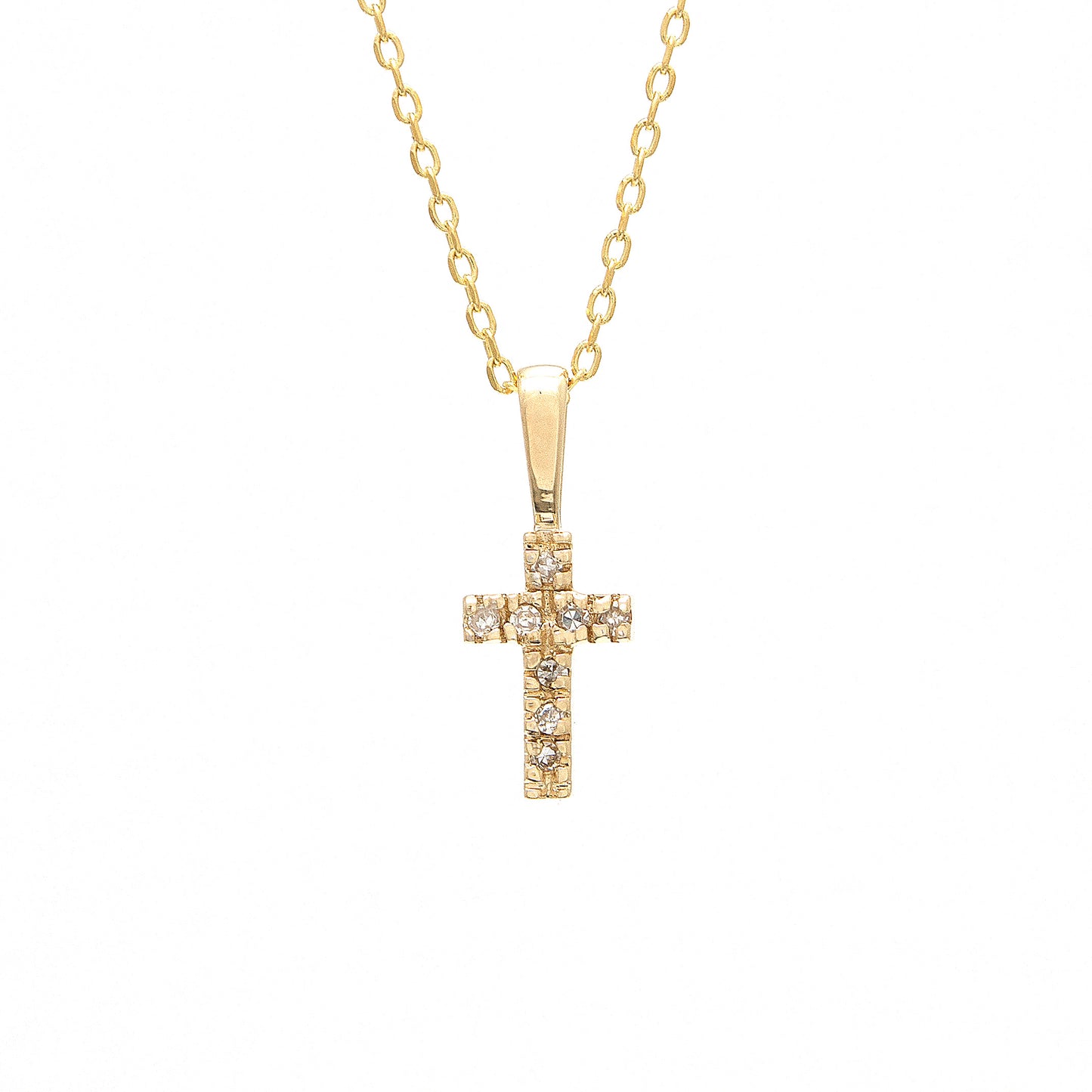 Petit Cross Necklace by KURY COLLECTION
