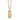 Yellow Steel Octagonal Dogtag Necklace - SHOPKURY.COM