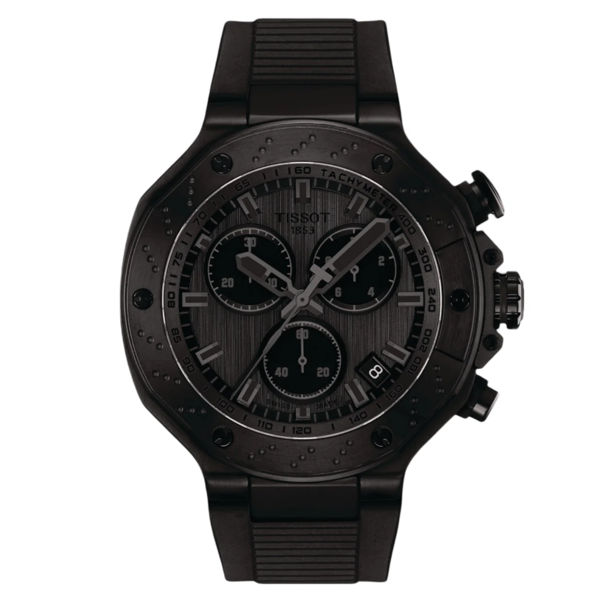 T-Race Chronograph Black Out 45MM Watch - SHOPKURY.COM