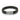 Black Leather Gun IP Bracelet - SHOPKURY.COM