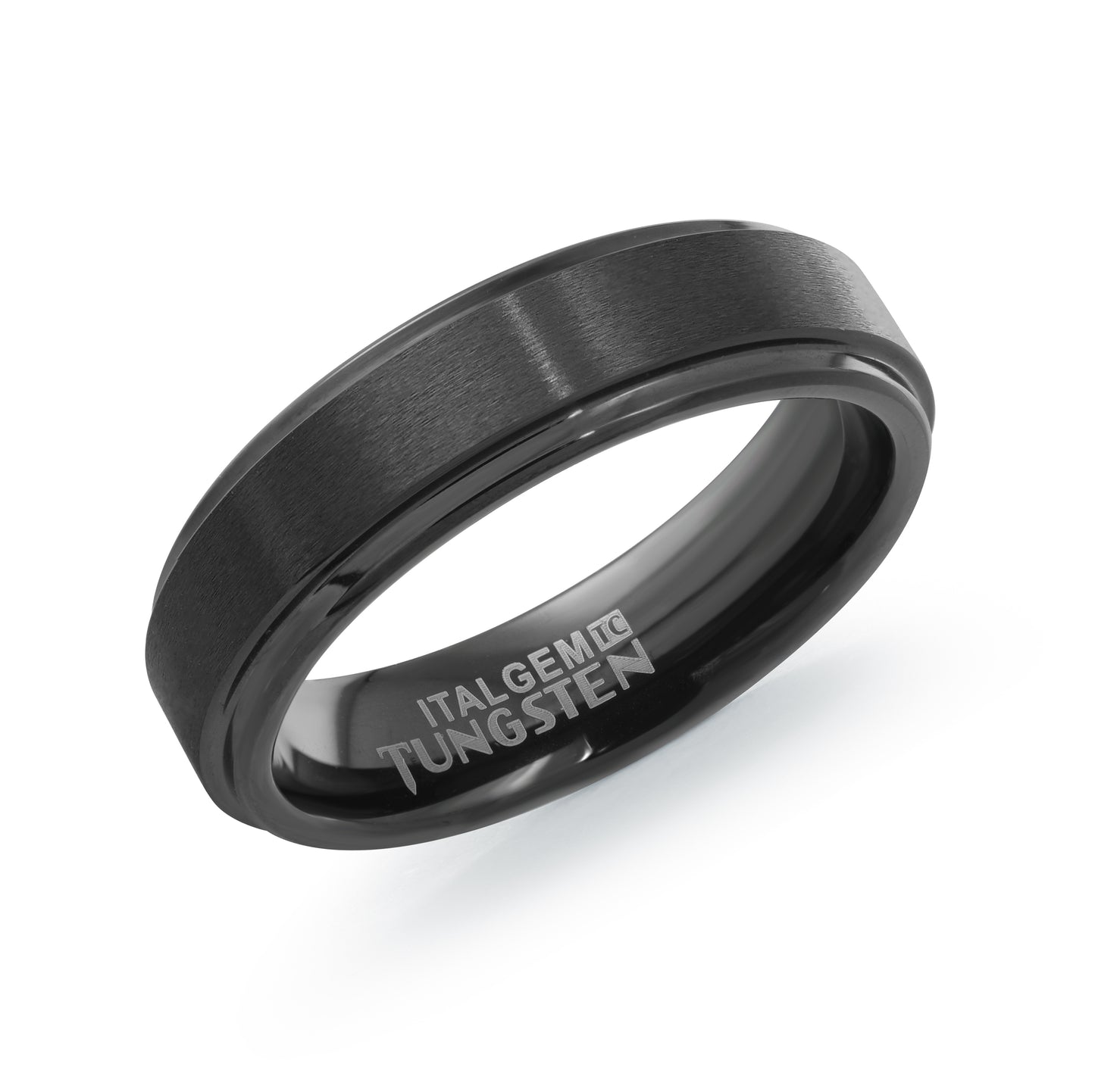 6MM Black Tungsten Ring - SHOPKURY.COM