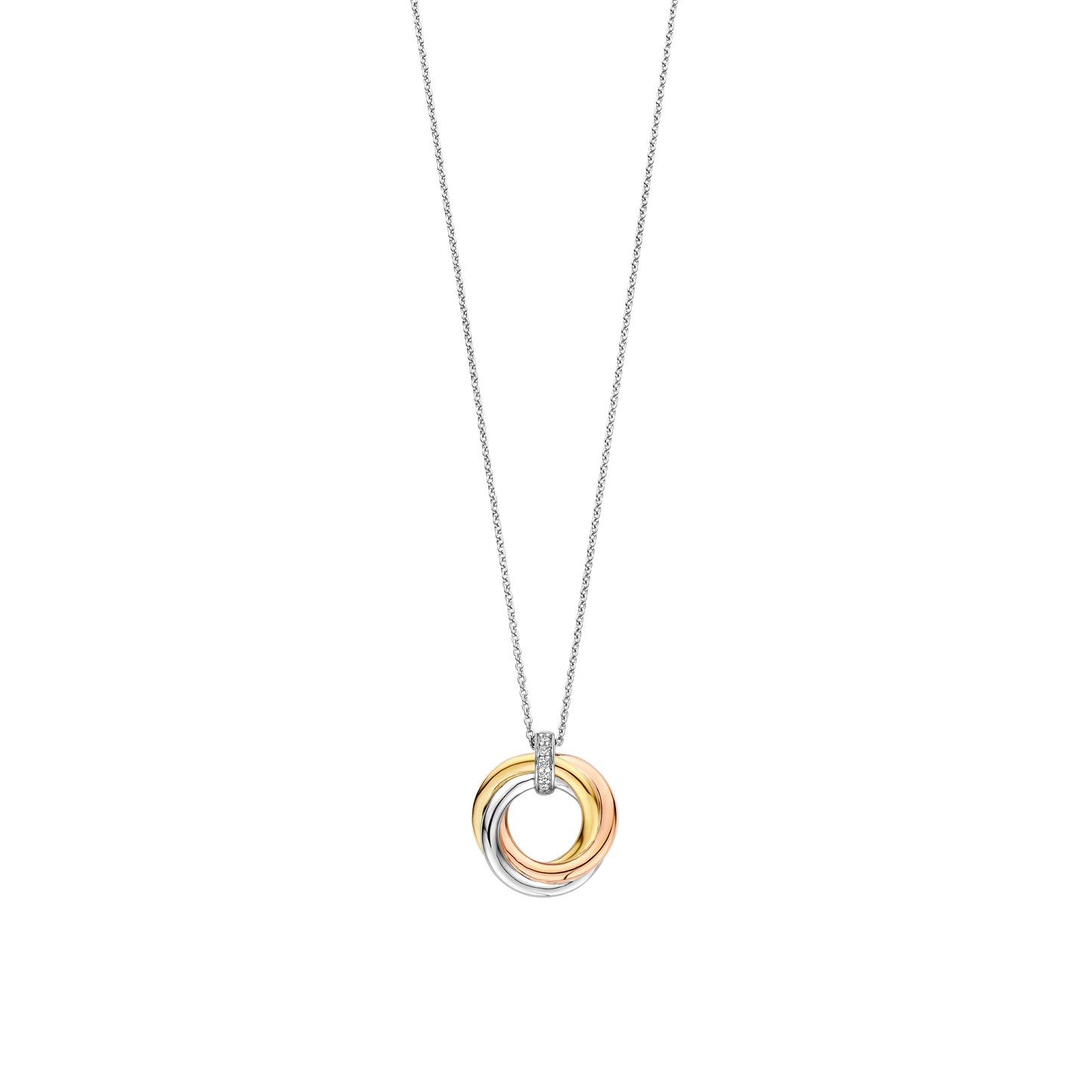 Trinity Three Tone Necklace - SHOPKURY.COM
