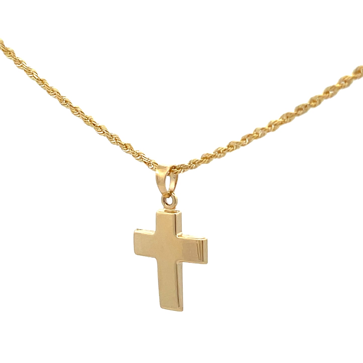 16MM Flat Cross Pendant - SHOPKURY.COM