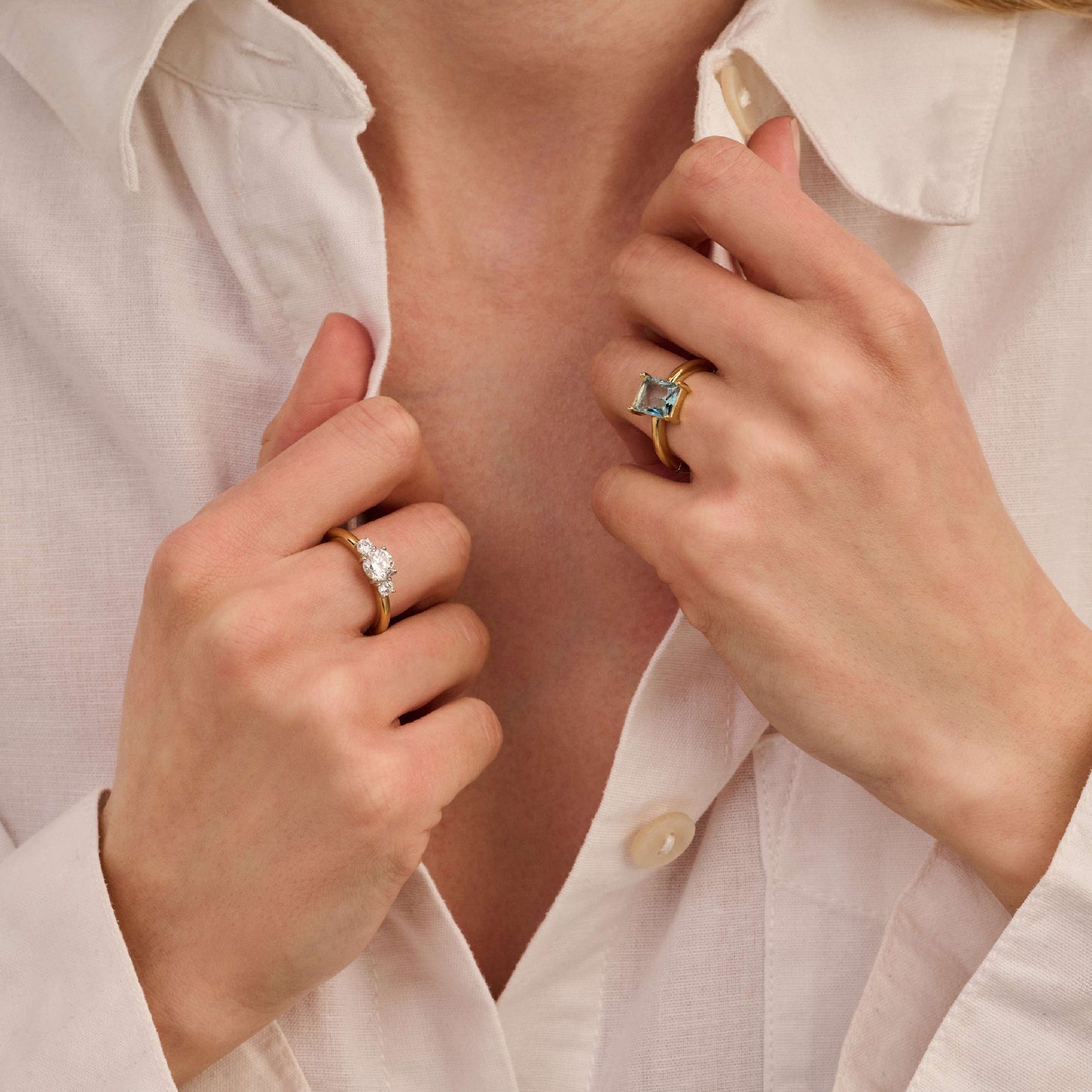 Endless Love Golden Ring by TI SENTO