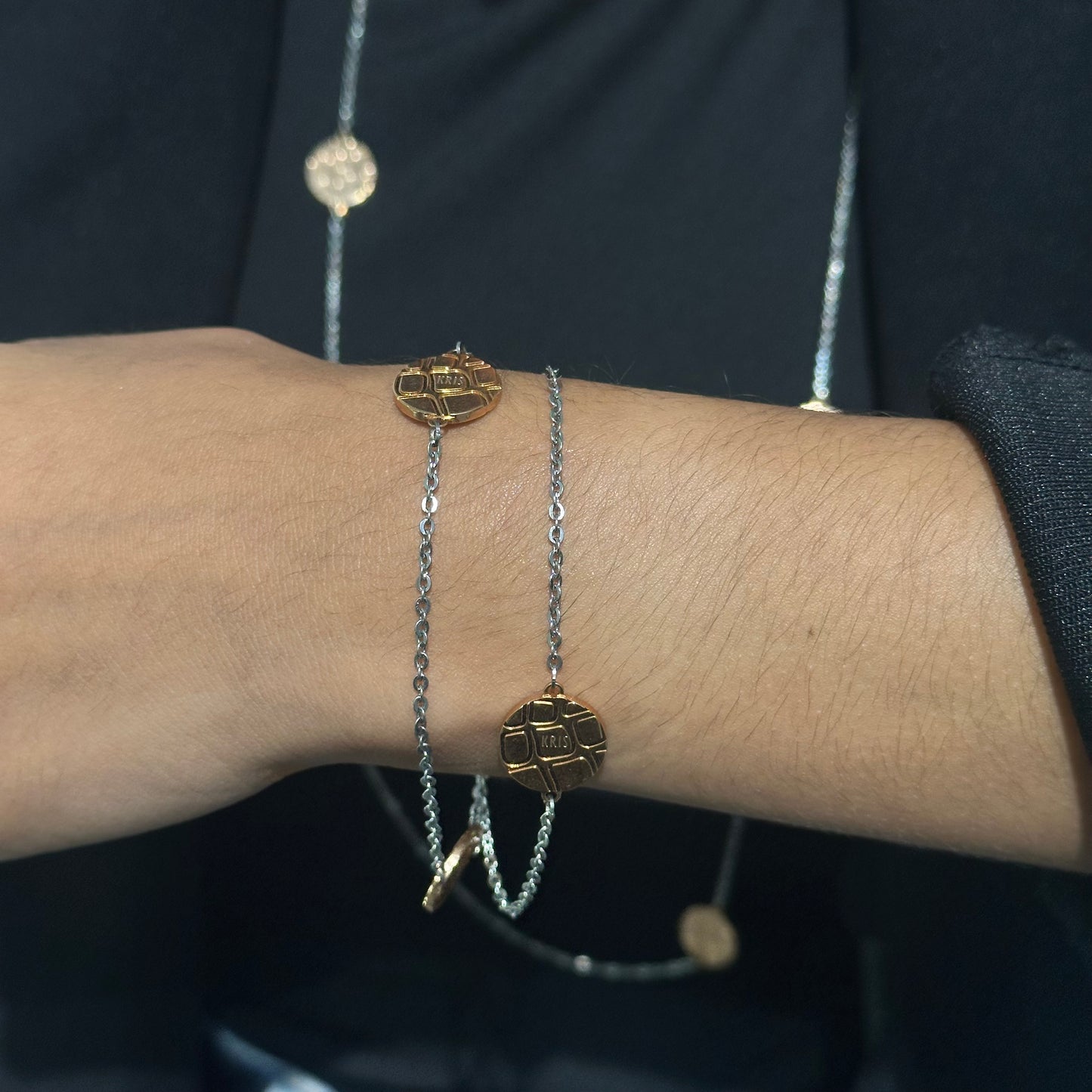 Circle Design Double Bracelet - SHOPKURY.COM