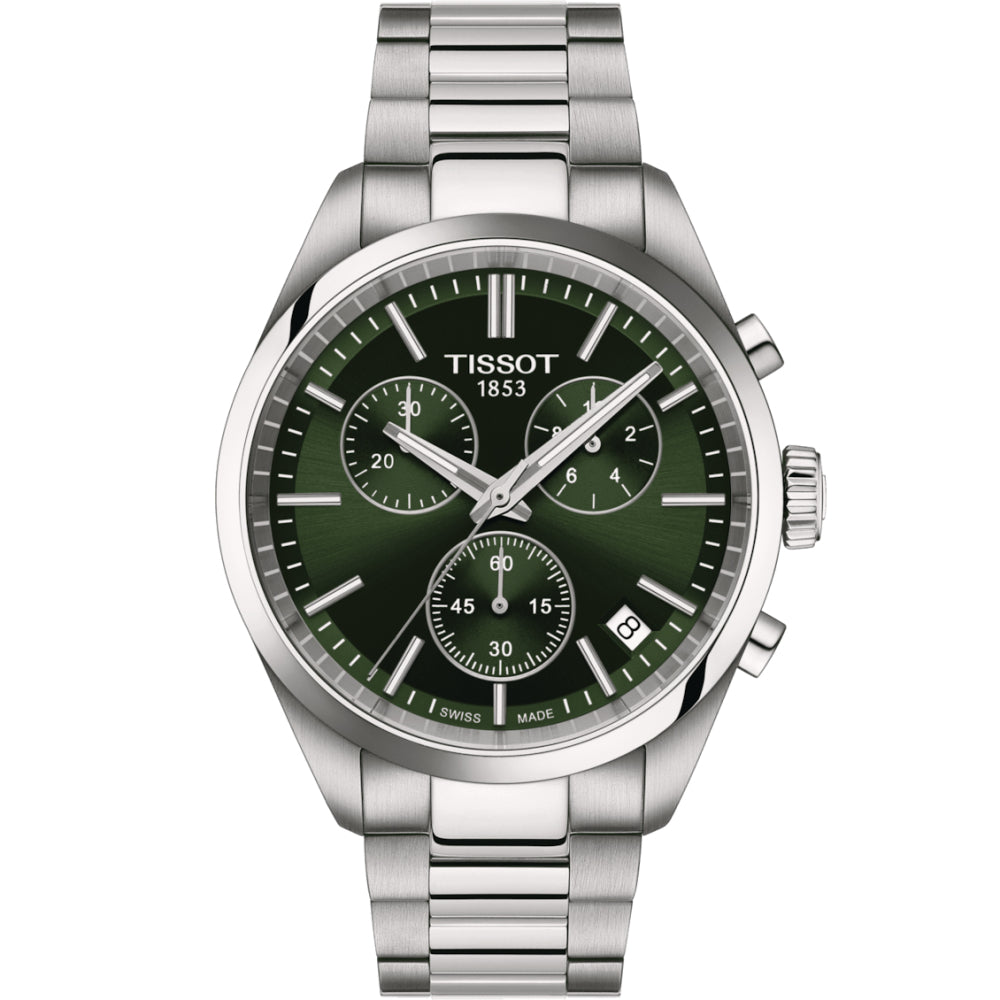 PR 100 Chronograph 40MM Green Watch - SHOPKURY.COM