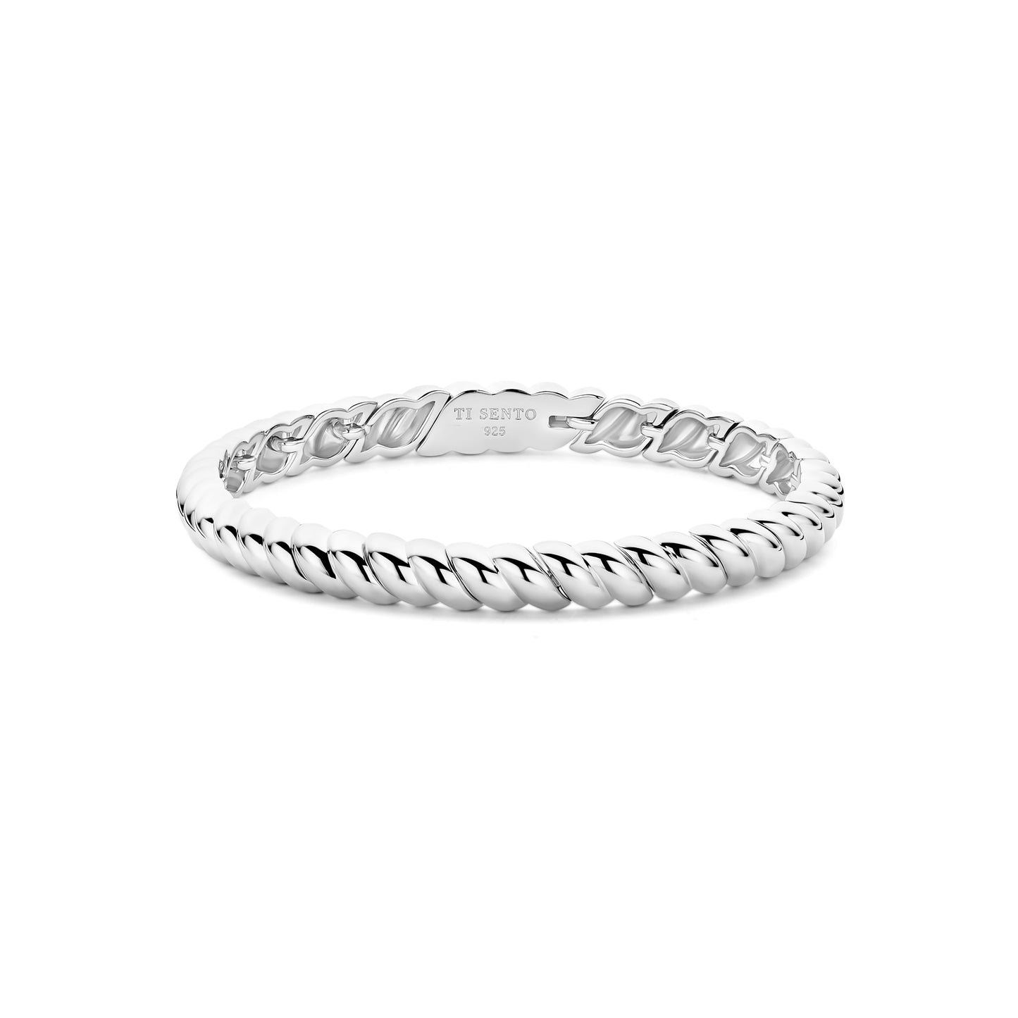 Marea Silver Bangle Bracelet by TI SENTO
