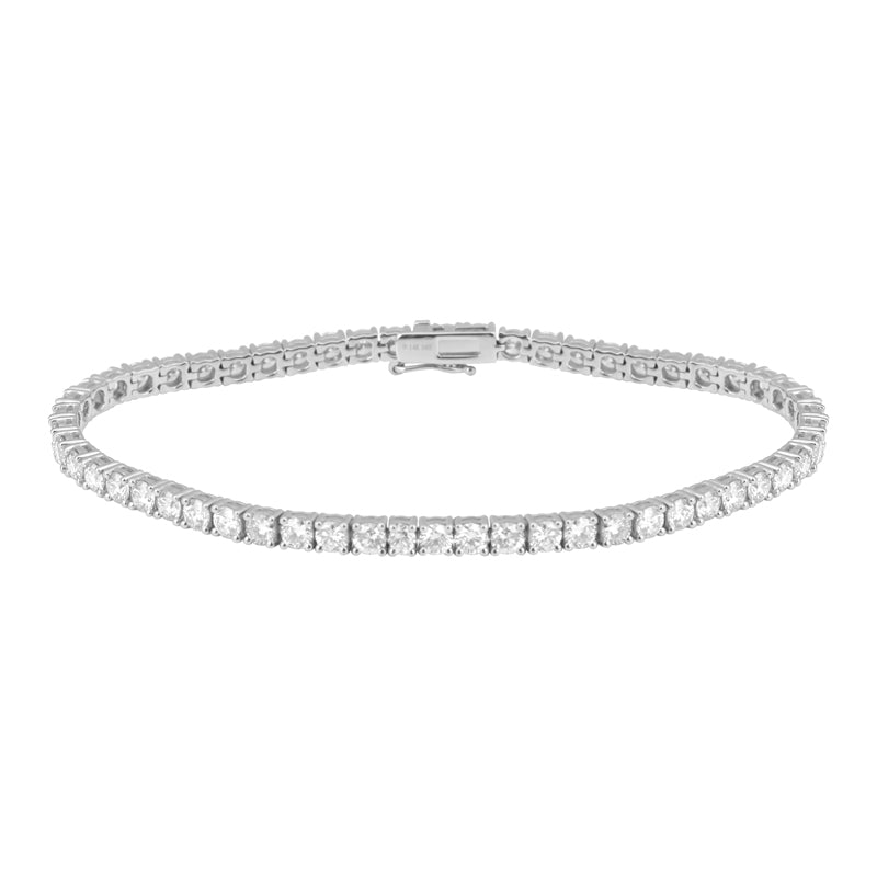 3.52CT Round Cut Diamonds Tennis Bracelet - SHOPKURY.COM