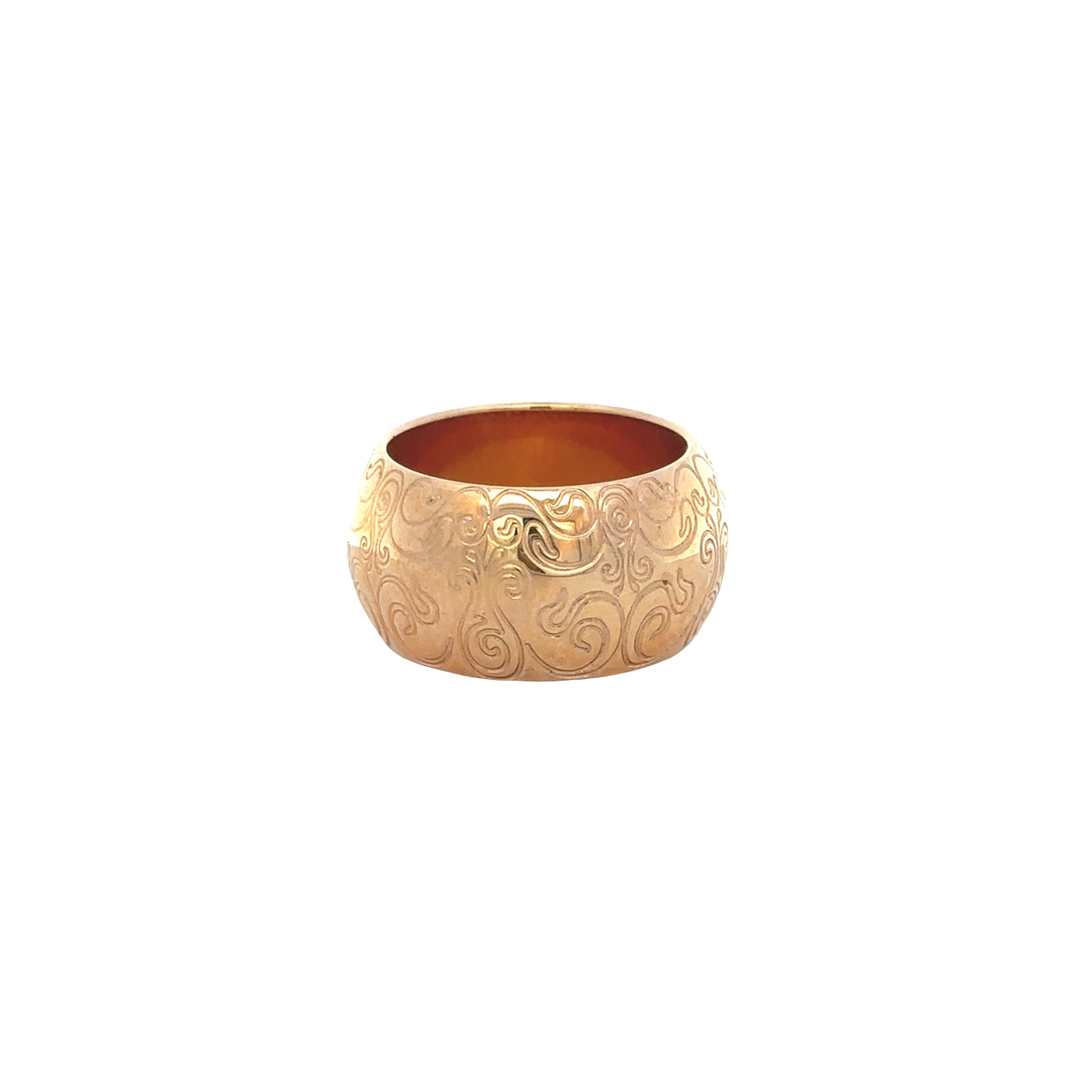 Textured Ring with Spiral Design (Size 8) - SHOPKURY.COM