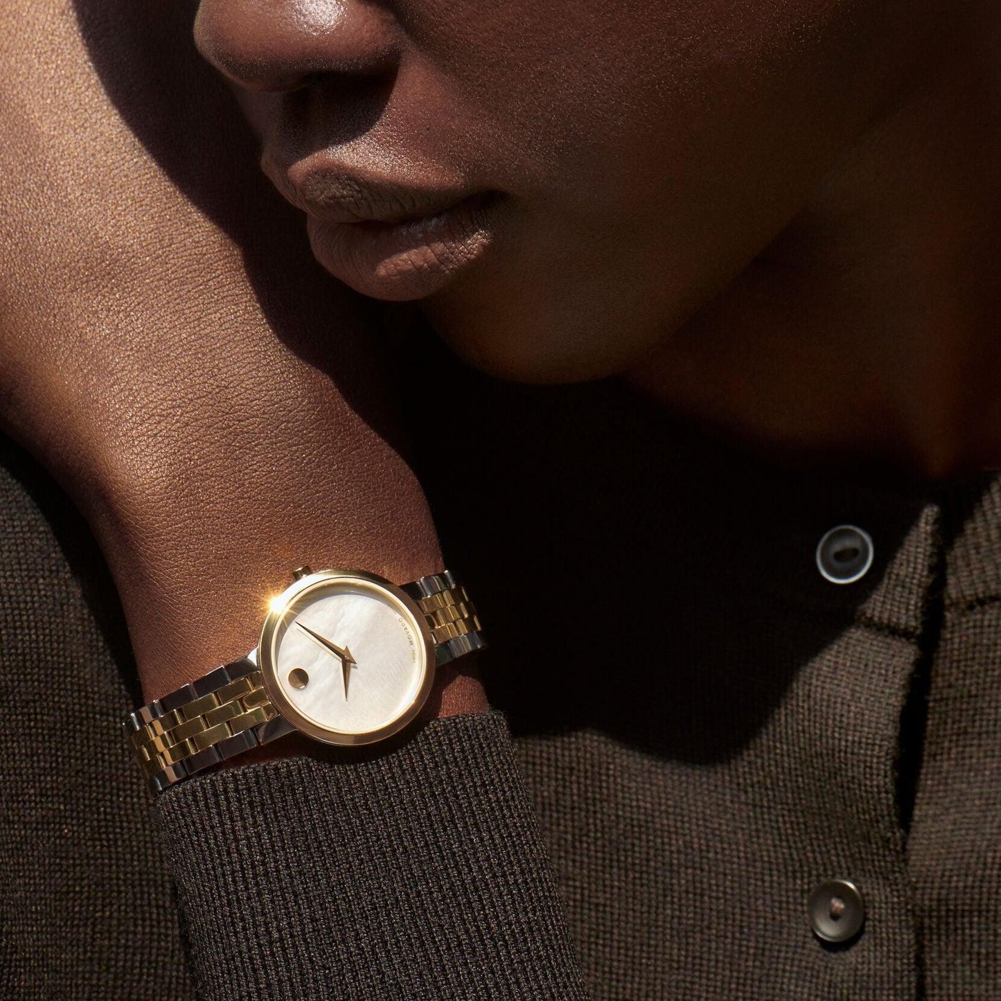 Museum Mother Pearl Two Tone 29.5MM Watch by MOVADO