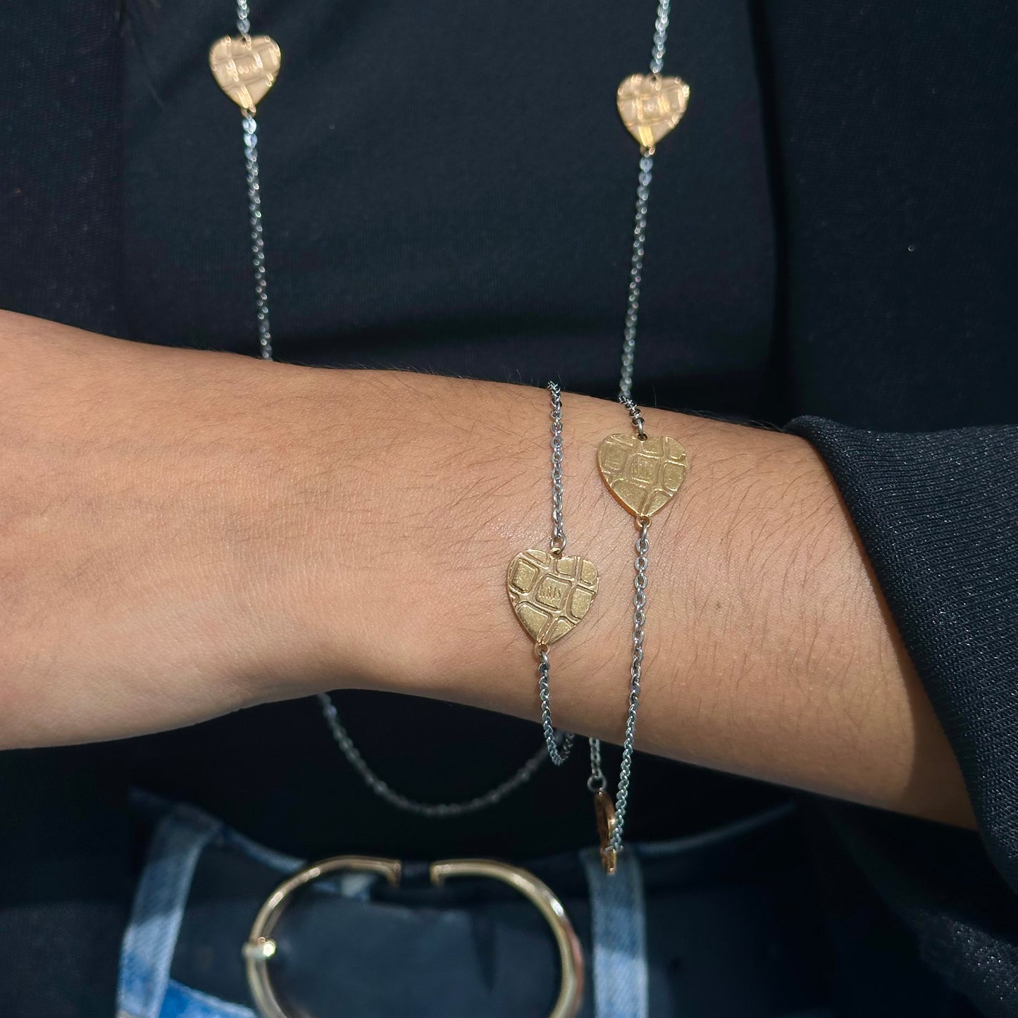 Heart Design Double Bracelet - SHOPKURY.COM