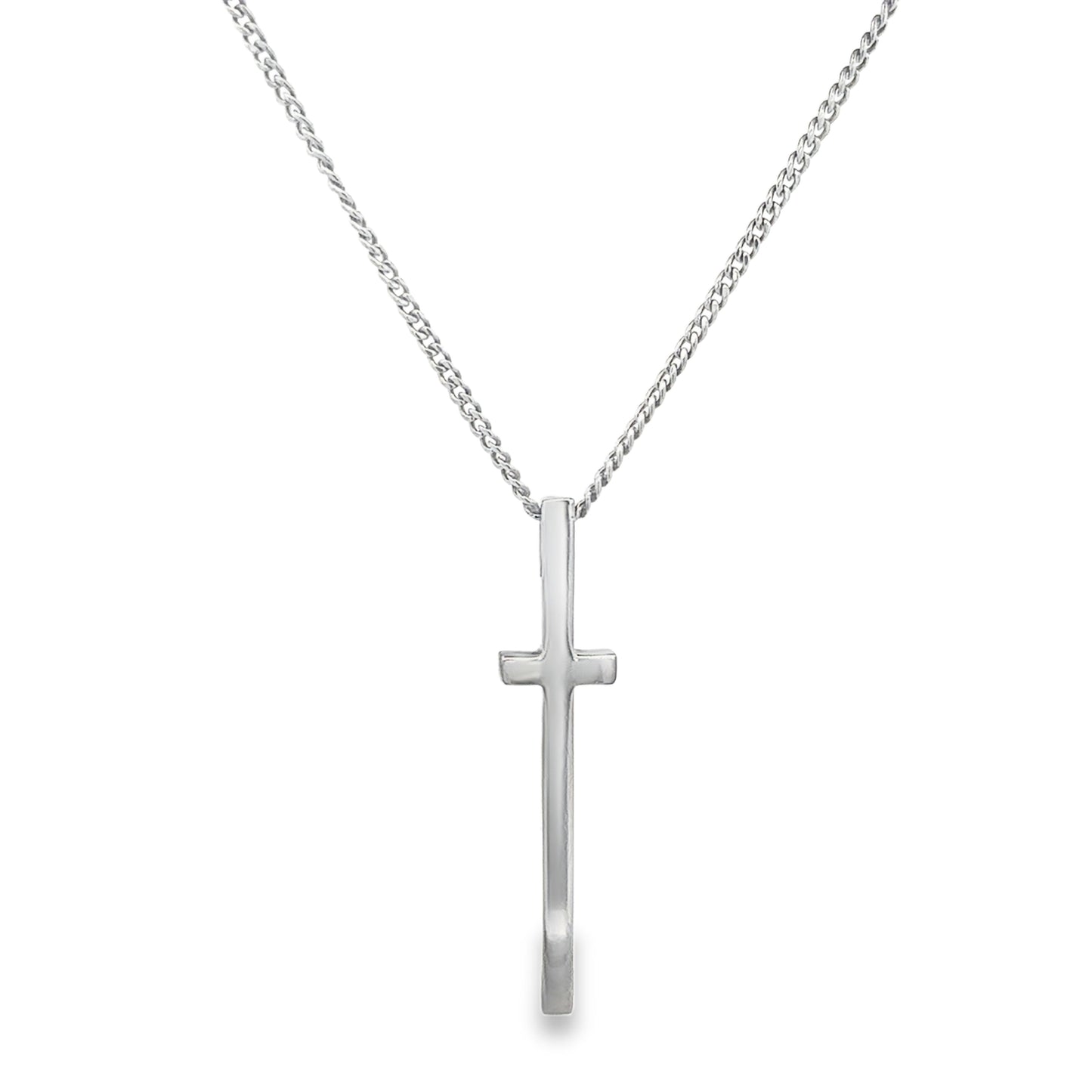 Long Cross Pendant w/ Chain (16") - SHOPKURY.COM