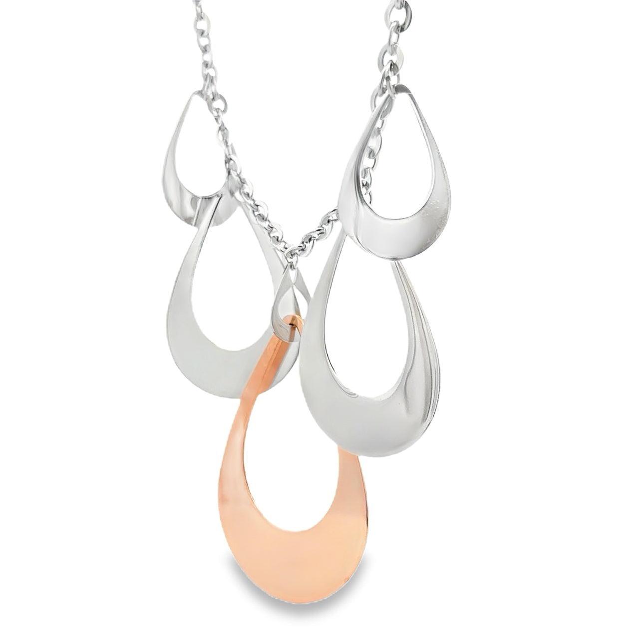 Multiple Teardrops Pendant Necklace - SHOPKURY.COM