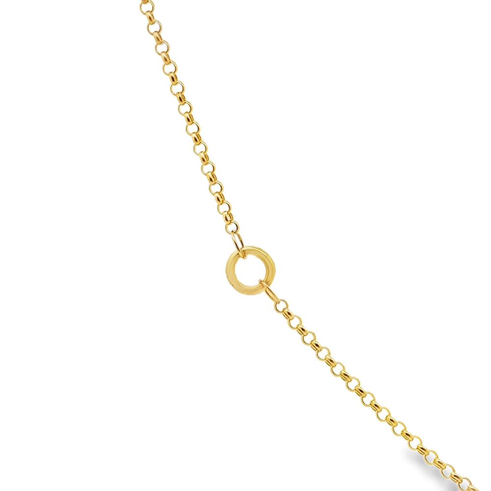 3MM Rolo Chain with Charm Carrier - SHOPKURY.COM