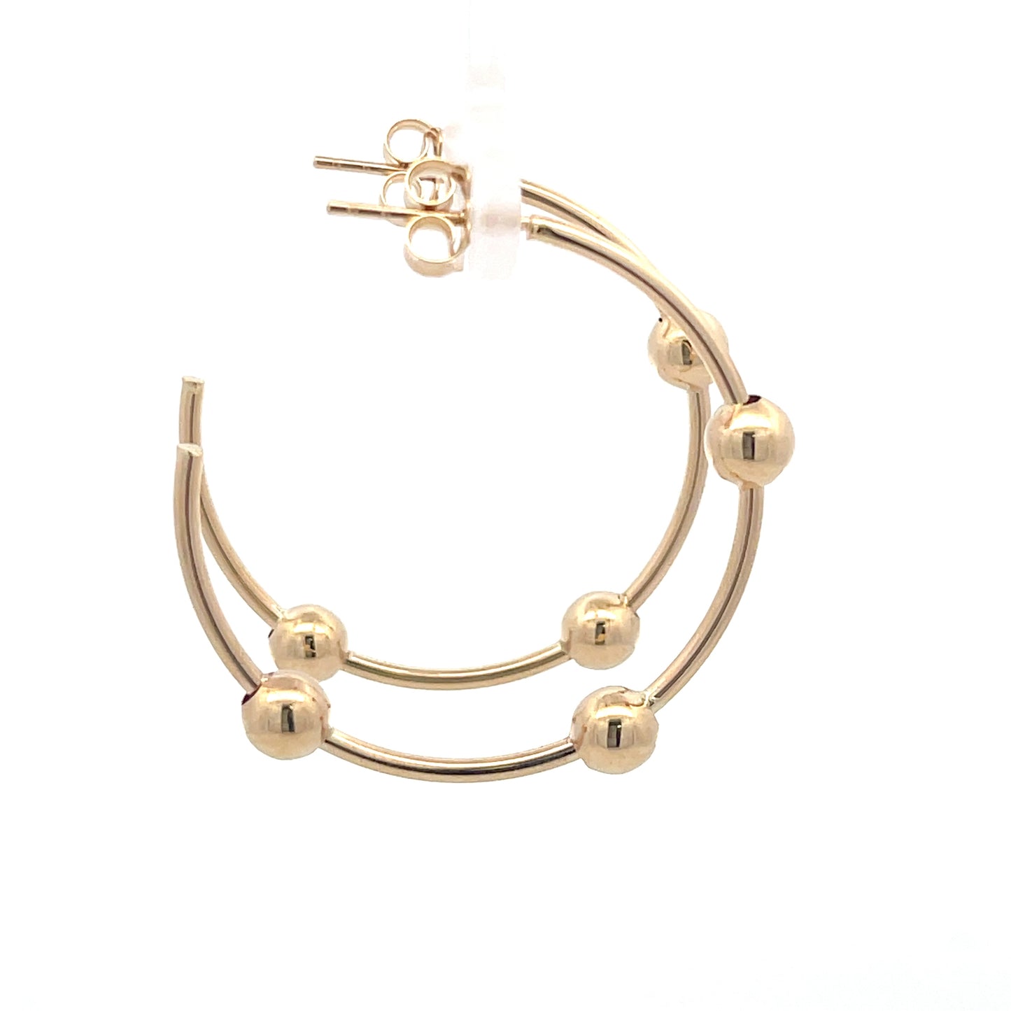 Satellite 32MM Hoop Earrings - SHOPKURY.COM