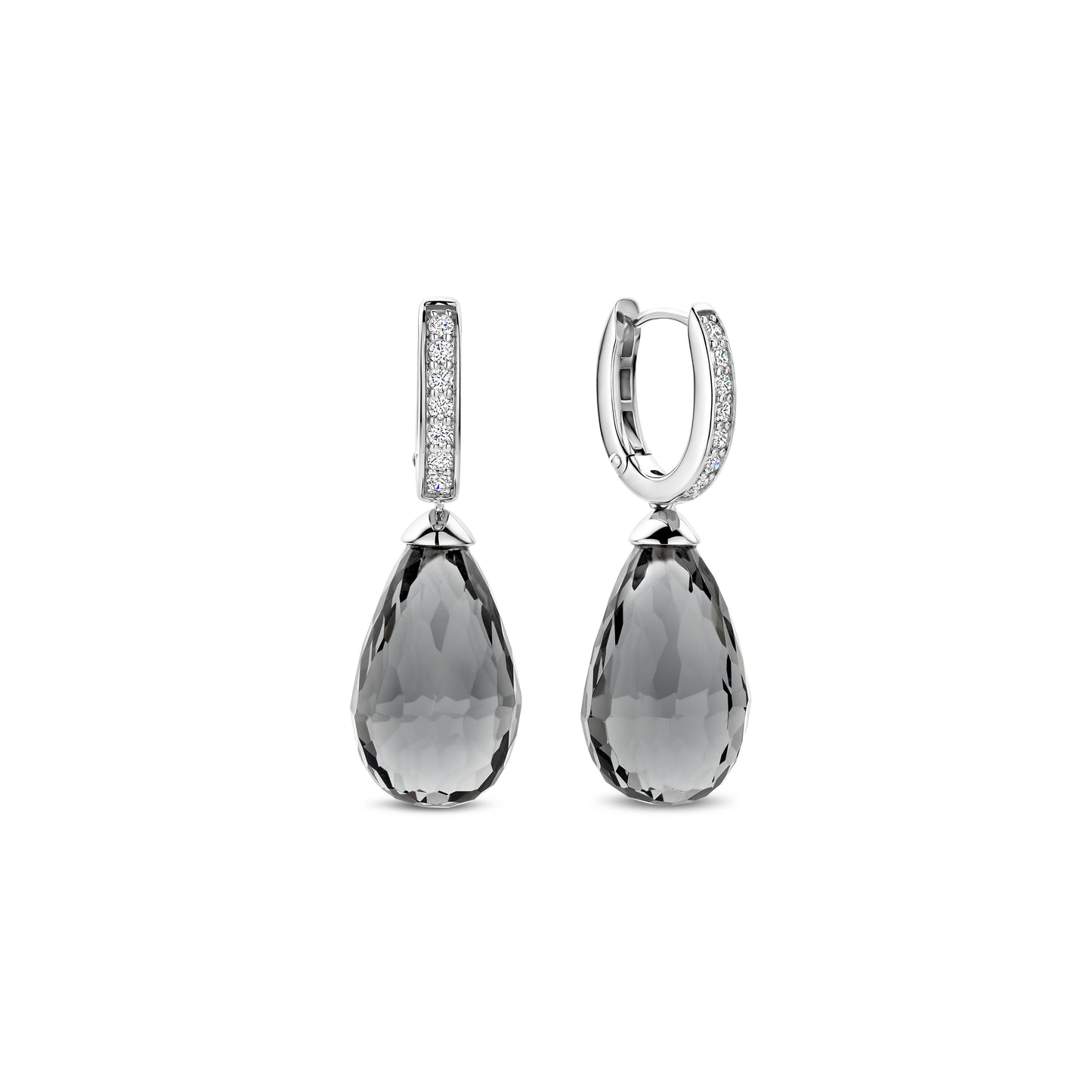 Grey Green Chandelier Earrings - SHOPKURY.COM