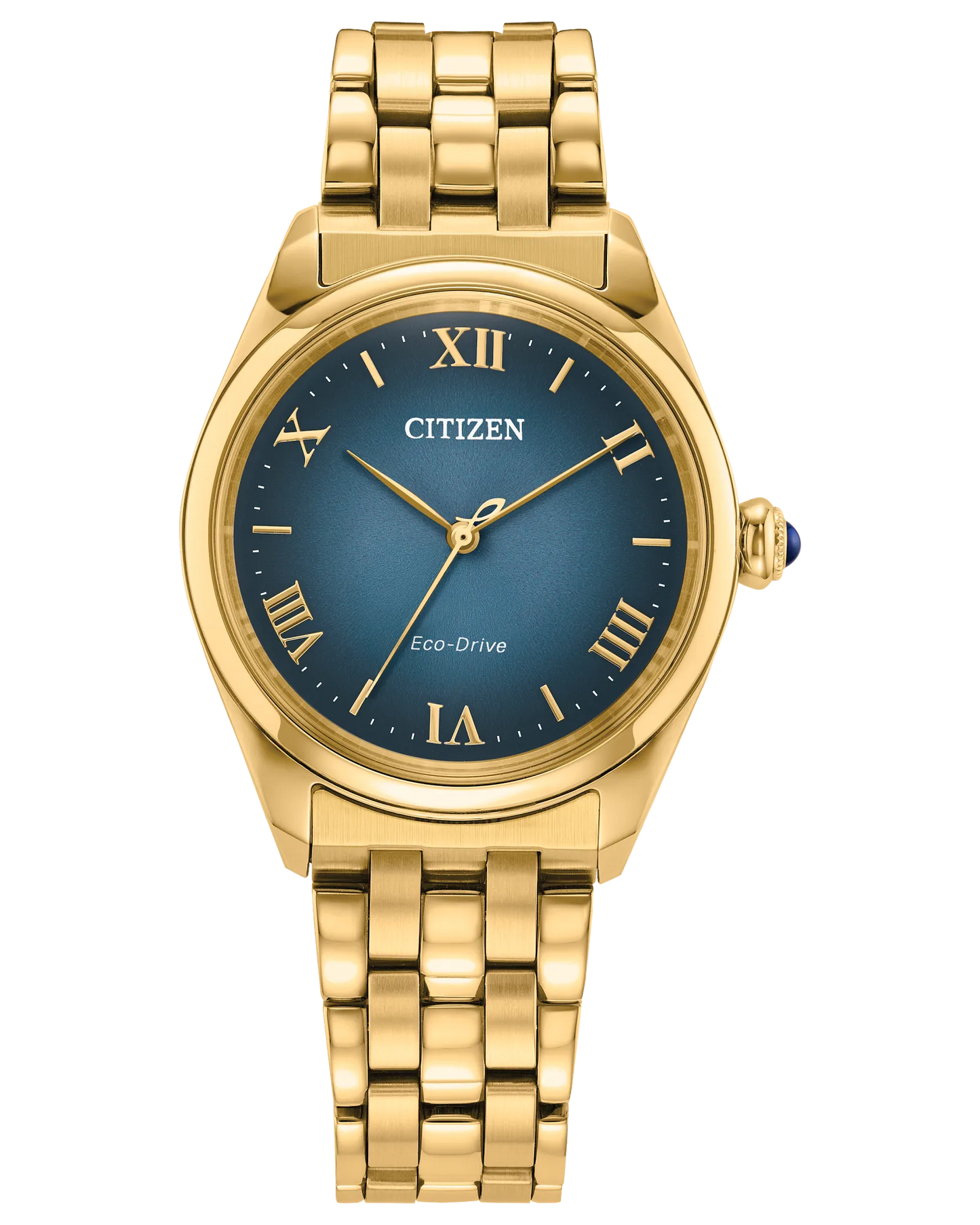 L Classic Gradient Blue Dial 33mm Watch by CITIZEN