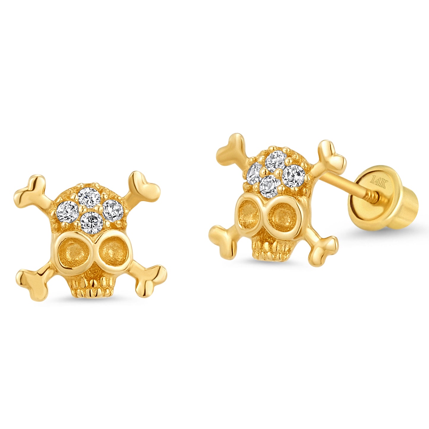 Bones and Skull Stud Earrings - SHOPKURY.COM