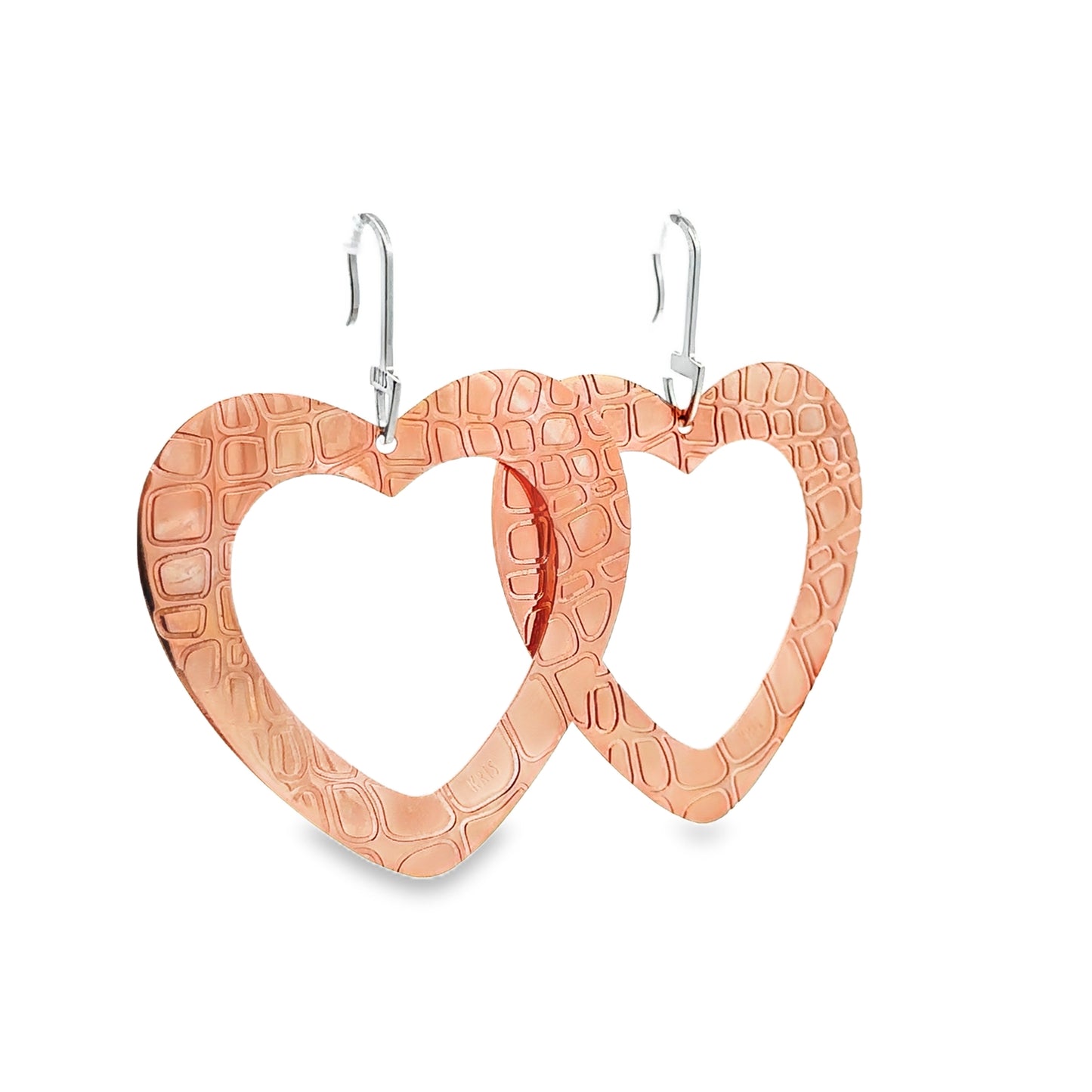 Open Heart Dangle Earrings - SHOPKURY.COM