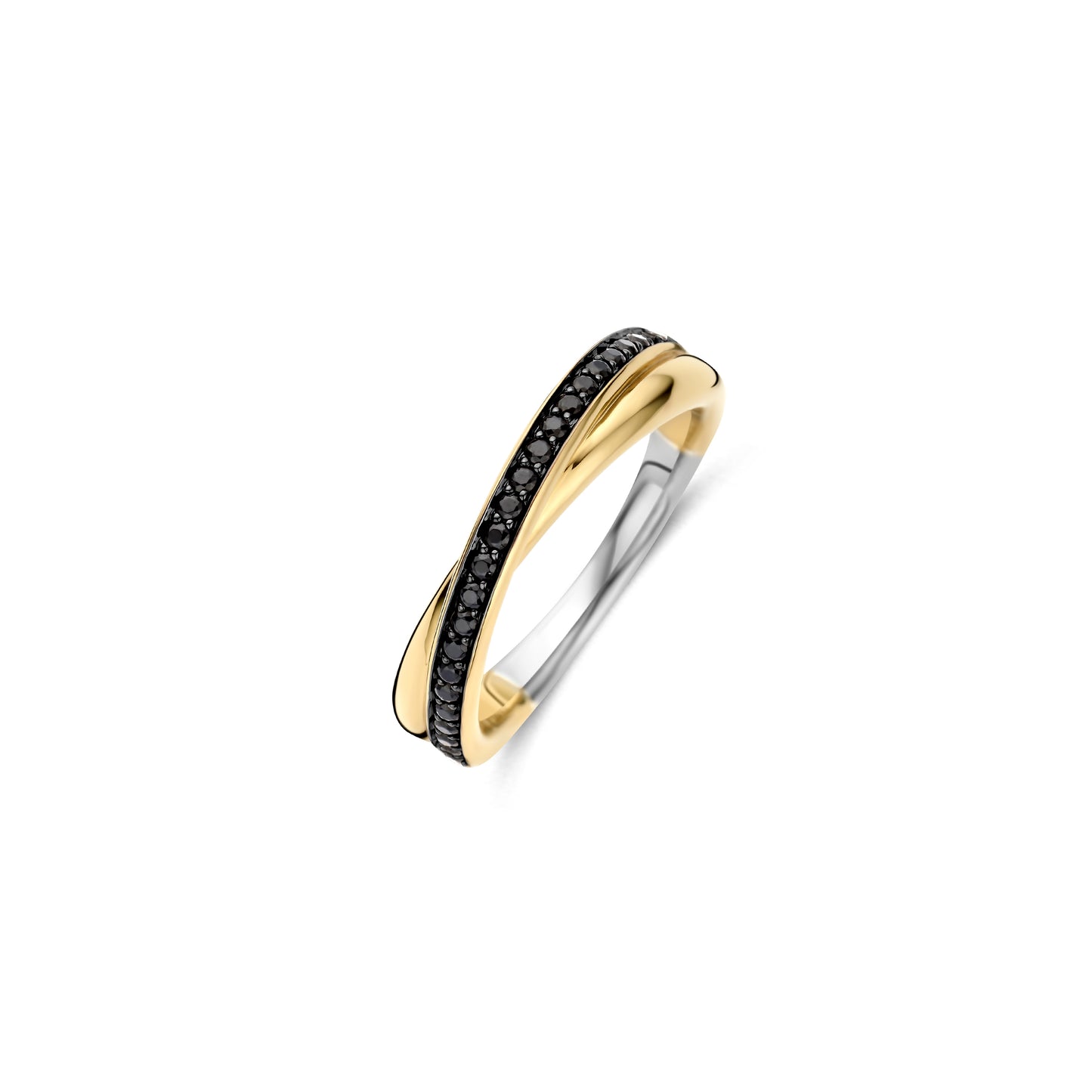 Black Crossover Ring - SHOPKURY.COM