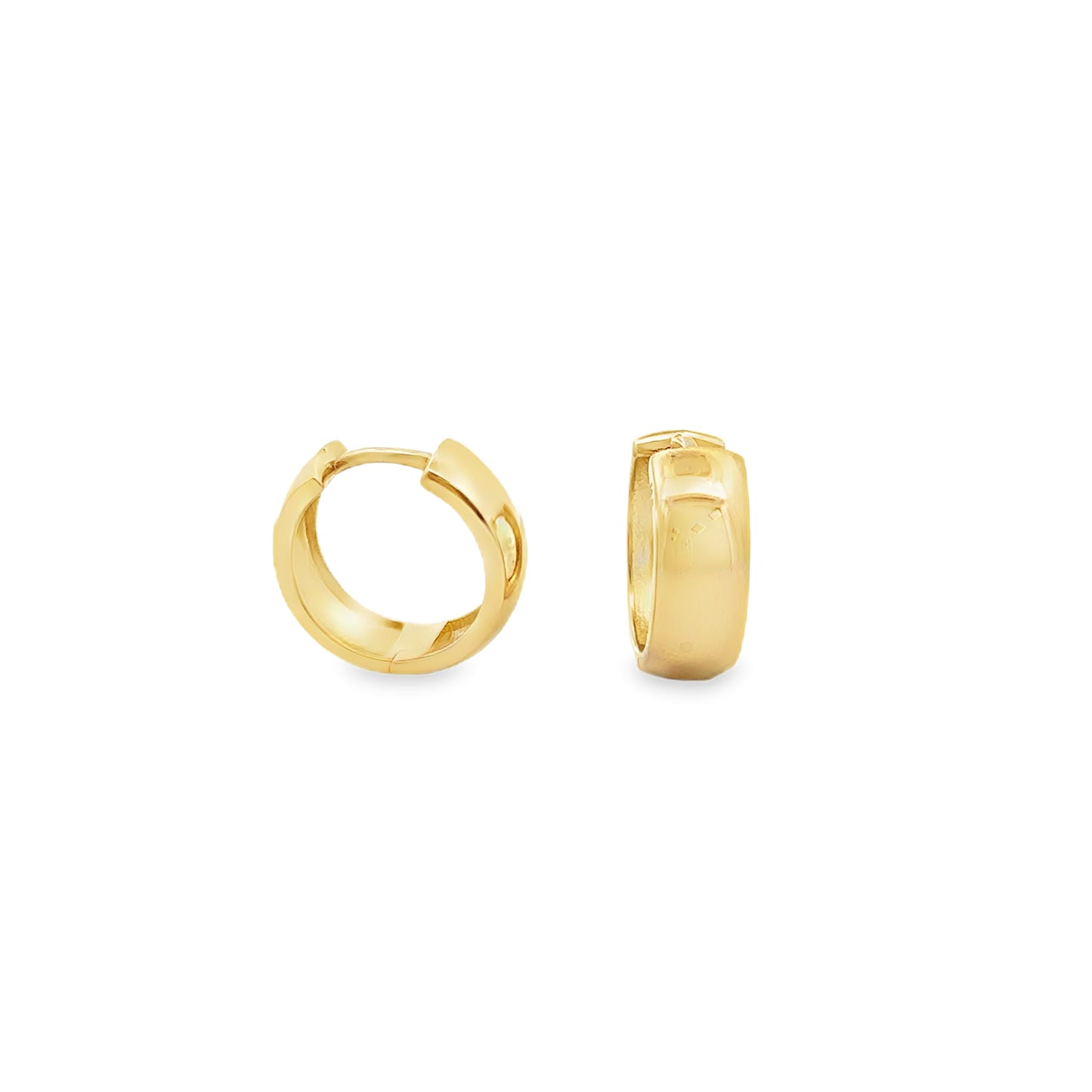 Round Huggie Earrings, 16MM - SHOPKURY.COM